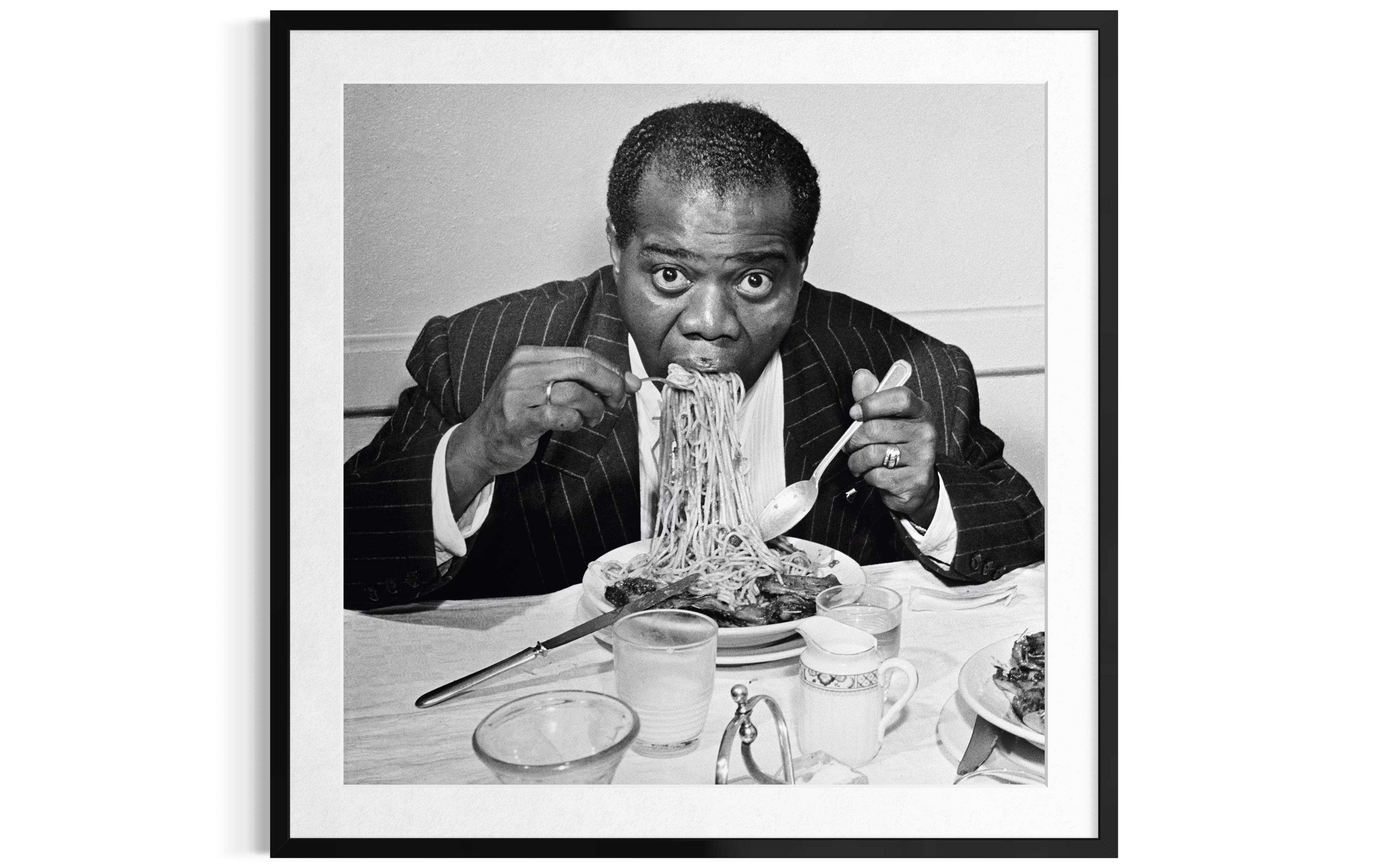 Louis Armstrong (Dinner Jazz), 1948 by Slim Aarons