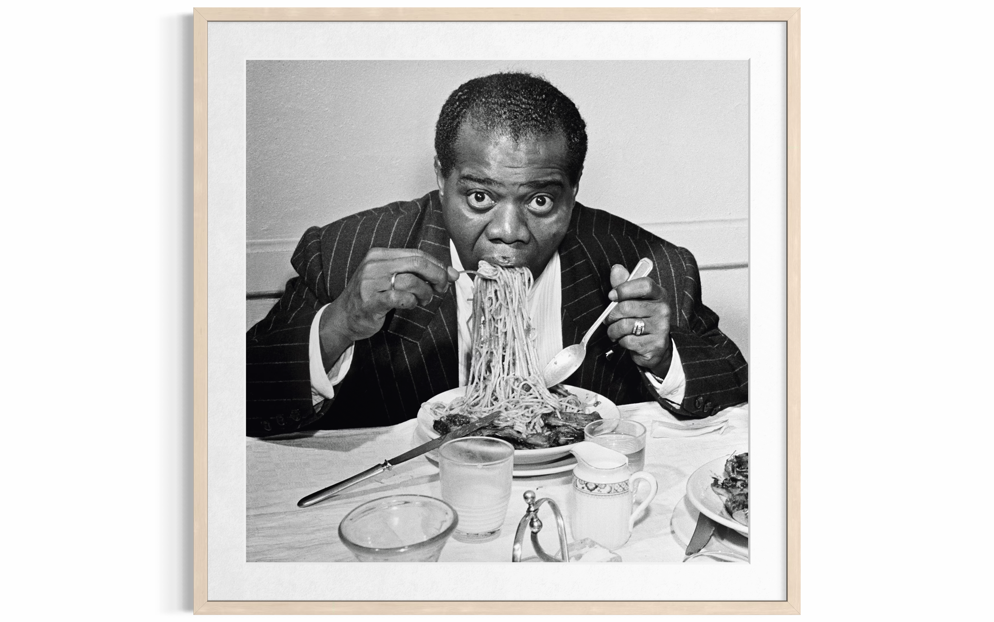 Louis Armstrong (Dinner Jazz), 1948 by Slim Aarons