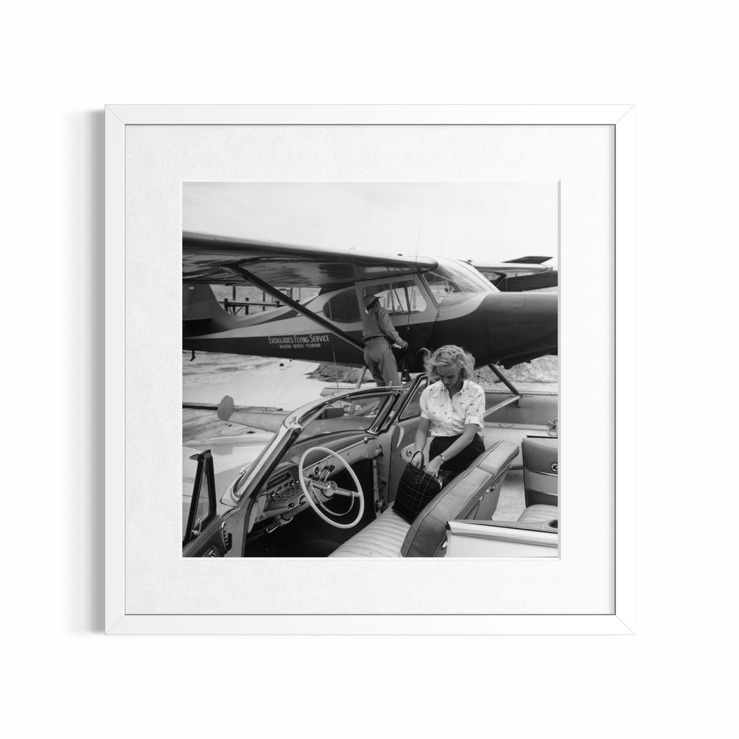 Private Transport, 1954 by Slim Aarons