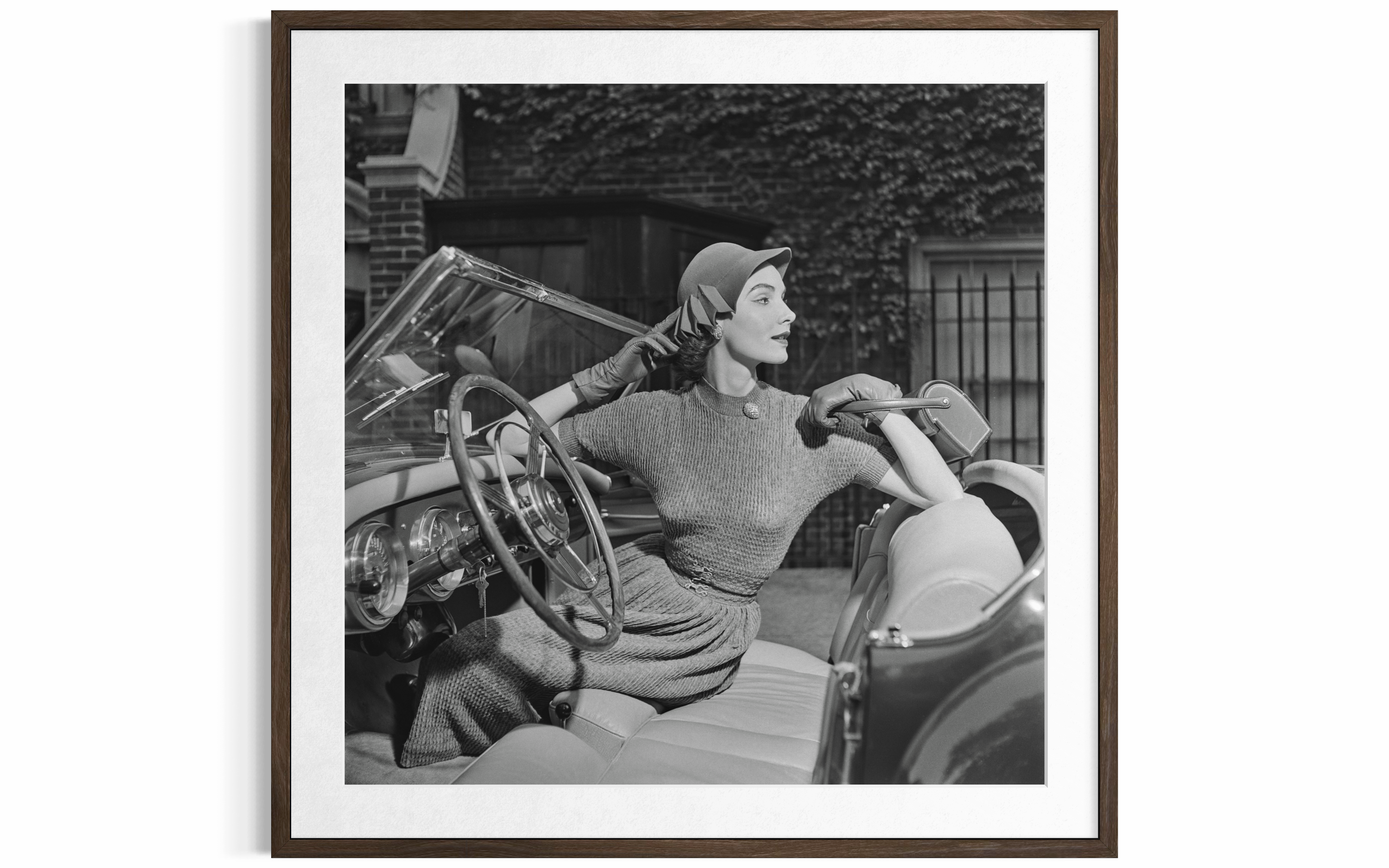 Modeling For Saks Fifth Avenue, 1955 by Slim Aarons