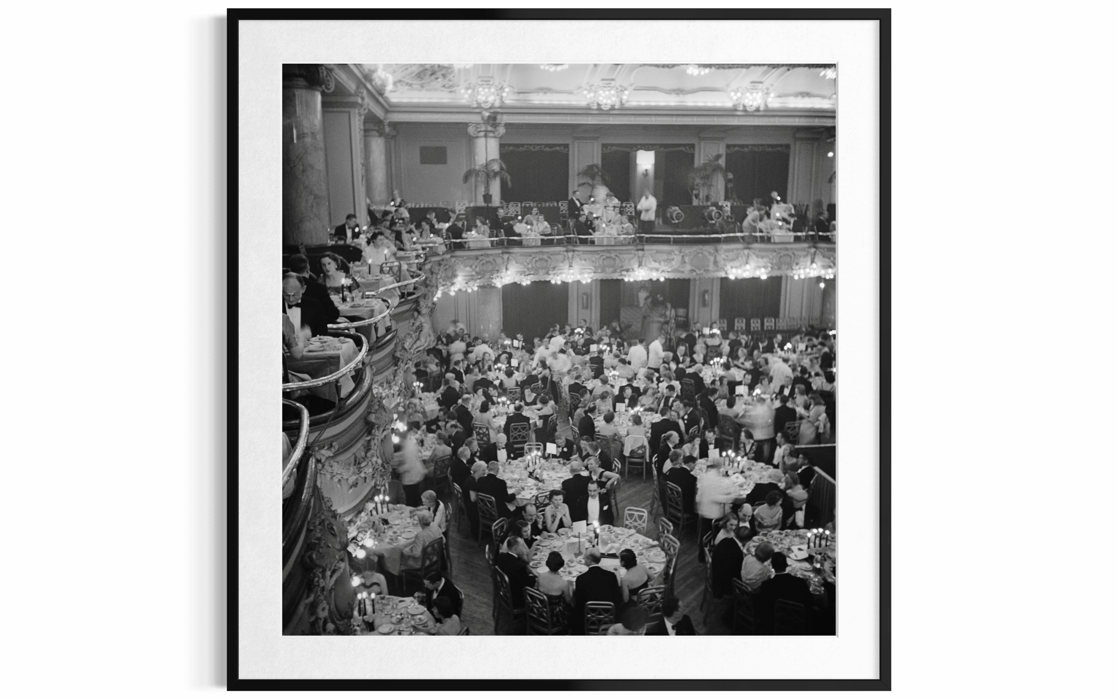 Luxury Dining (Fashion Show), 1955 by Slim Aarons