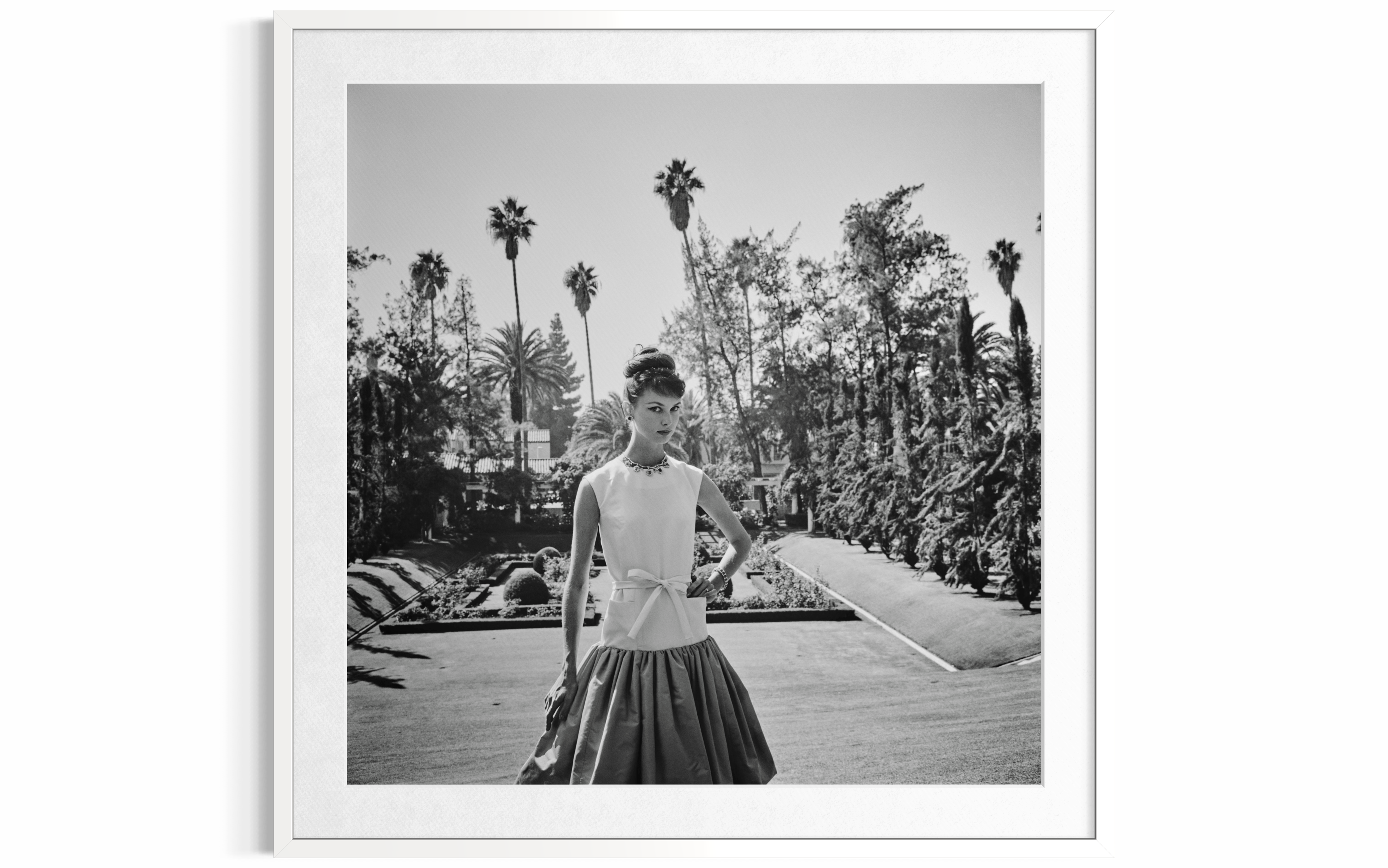 Gretchen Van de Kamp Ward In Gustave Tassell (Beverly Hills), 1960 by Slim Aarons