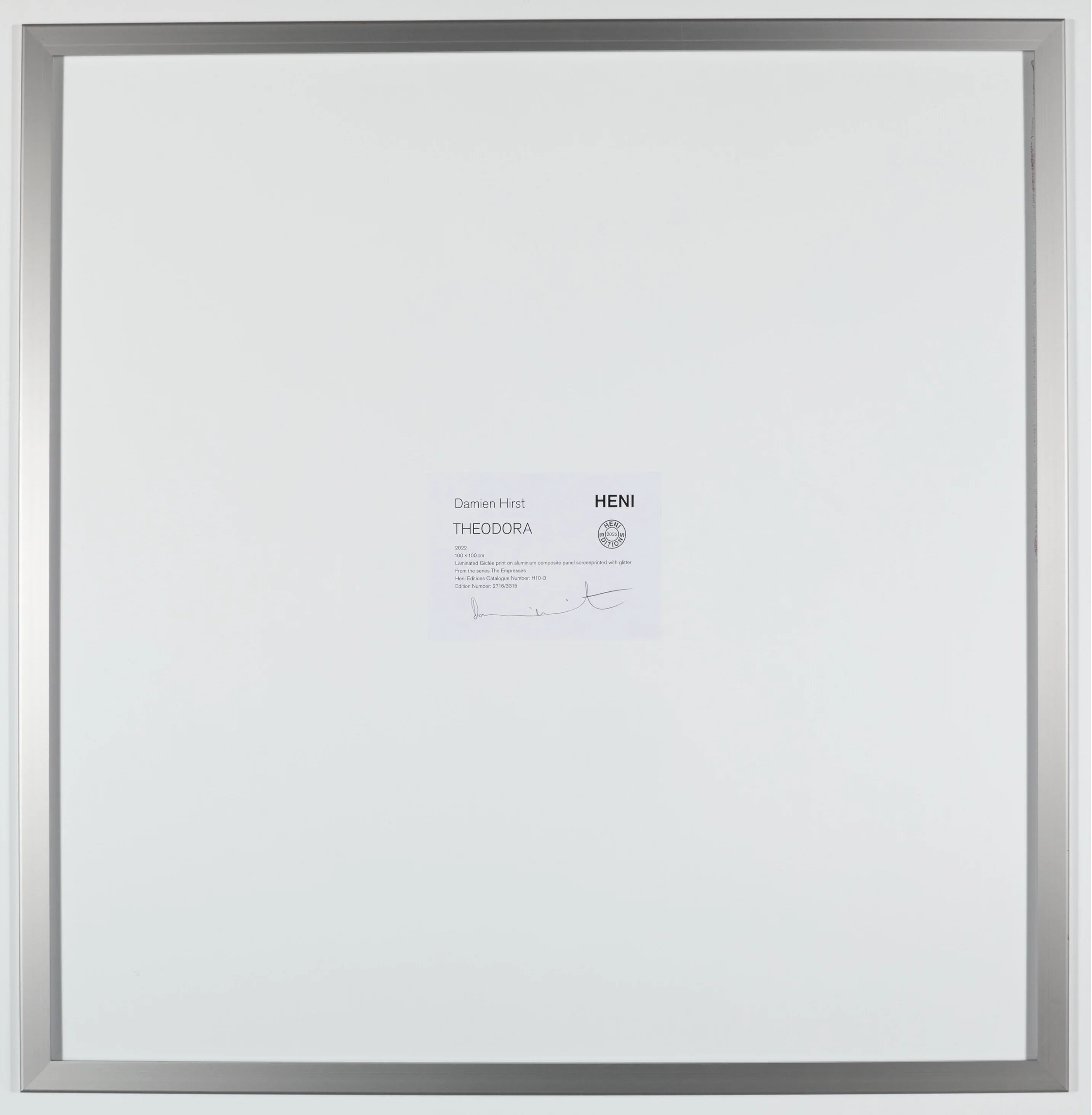 Theodora, from The Empresses, 2022 by Damien Hirst