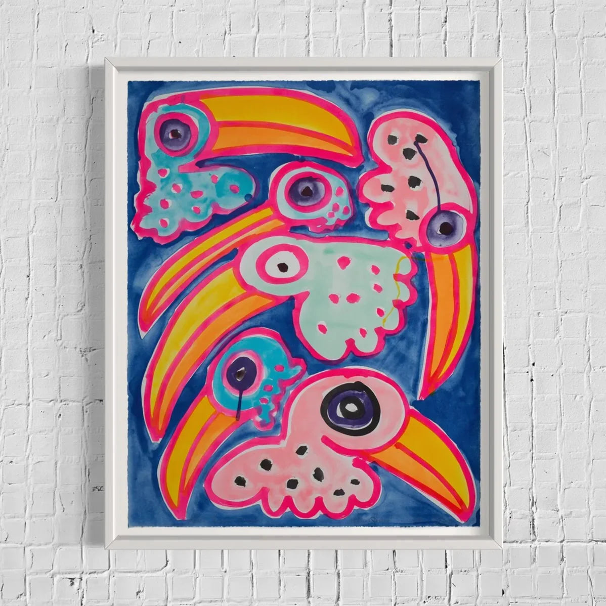 Toco Toucan Toucano, 2020 by Katherine Bernhardt