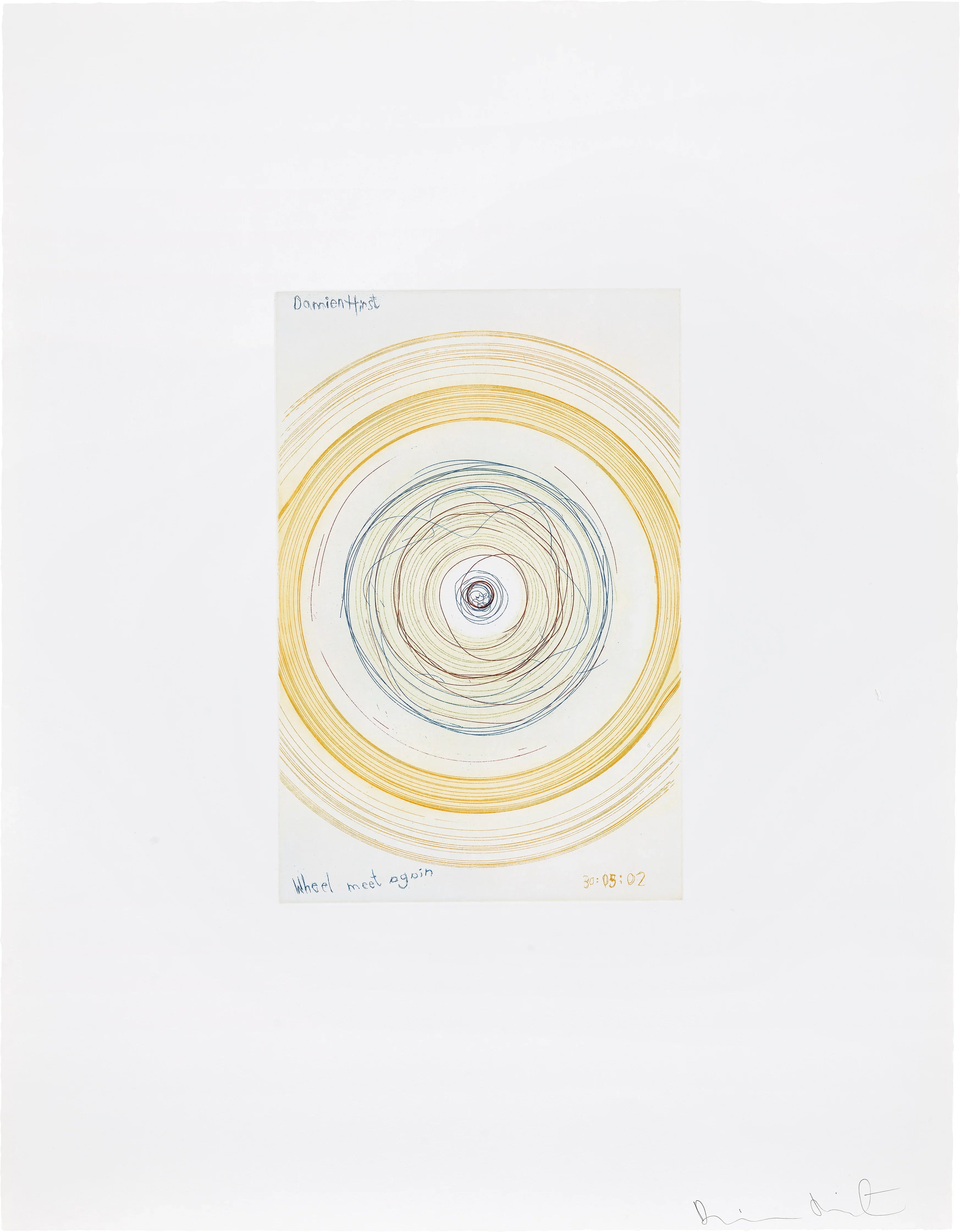 Wheel meet again, 2002 by Damien Hirst