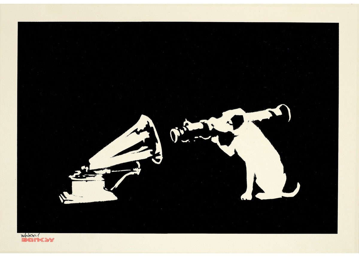 Banksy, HMV Dog, 2003
