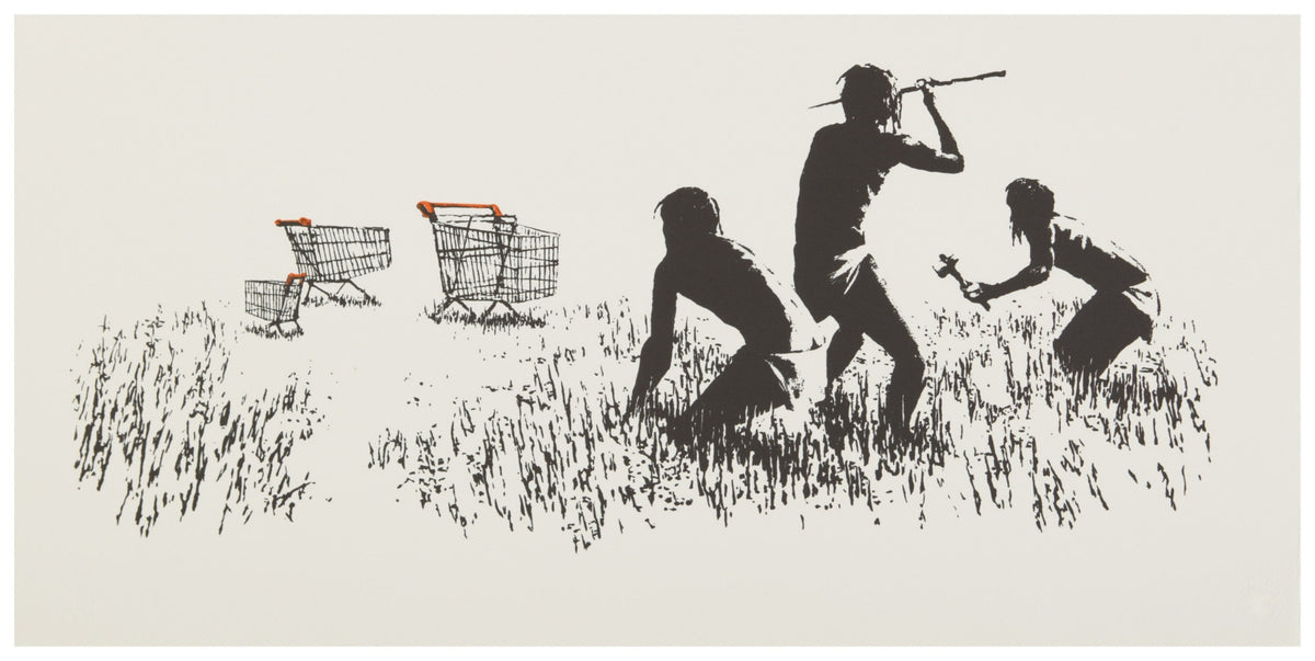 Banksy, Trolleys (Trolley Hunters), 2006