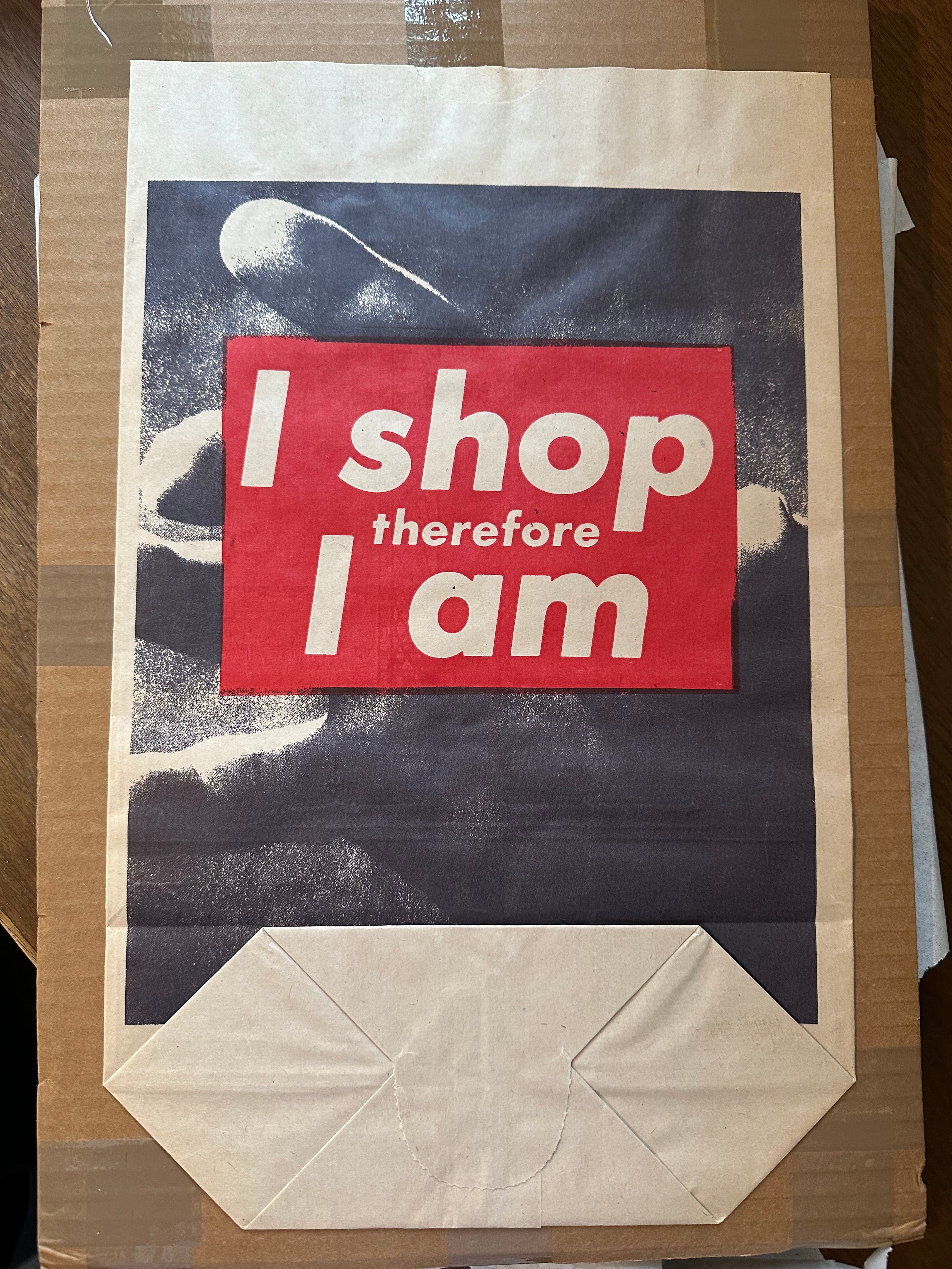 I Shop Therefore I Am, 1990 by Barbara Kruger