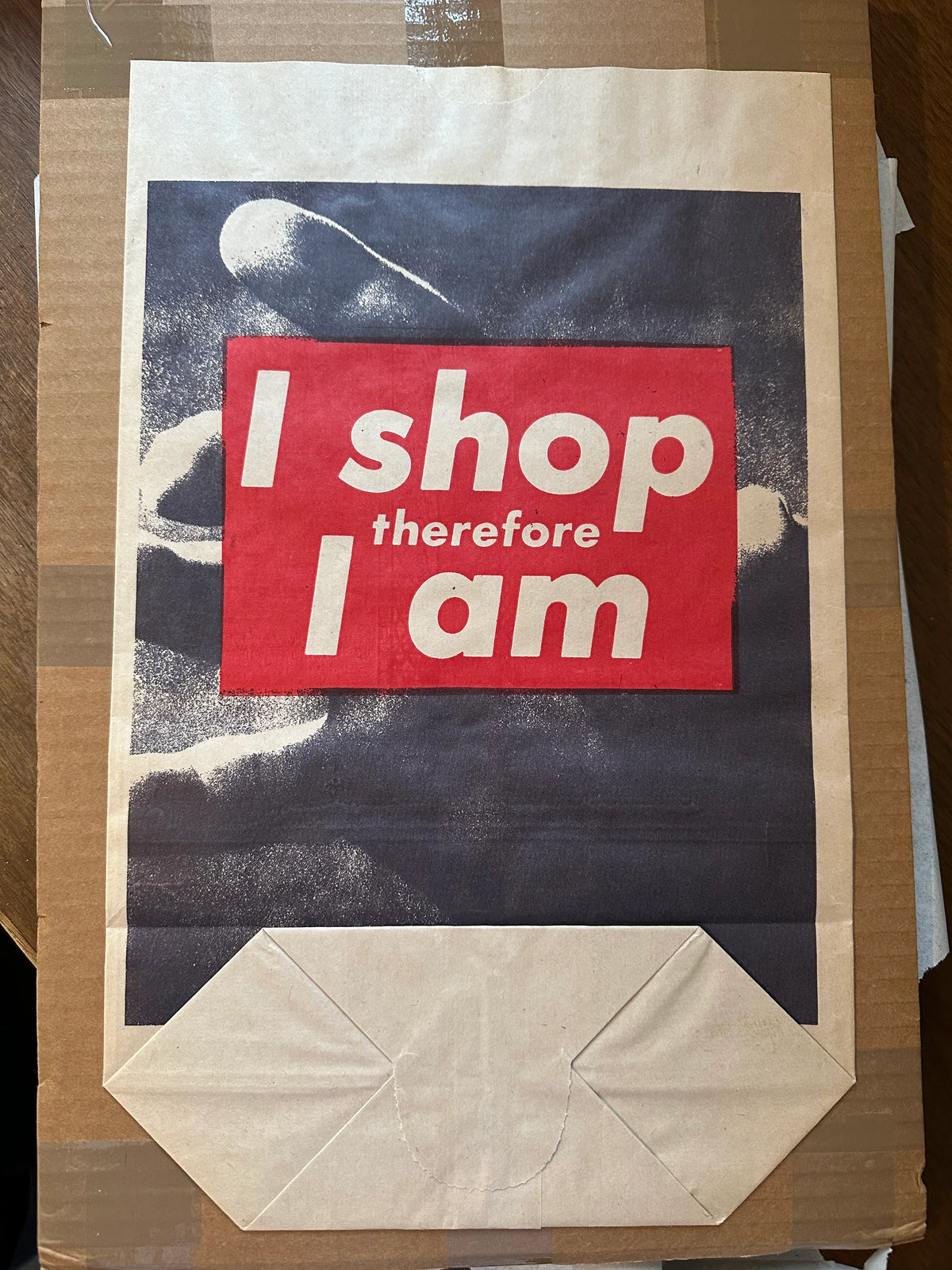 I Shop Therefore I Am, 1990 by Barbara Kruger