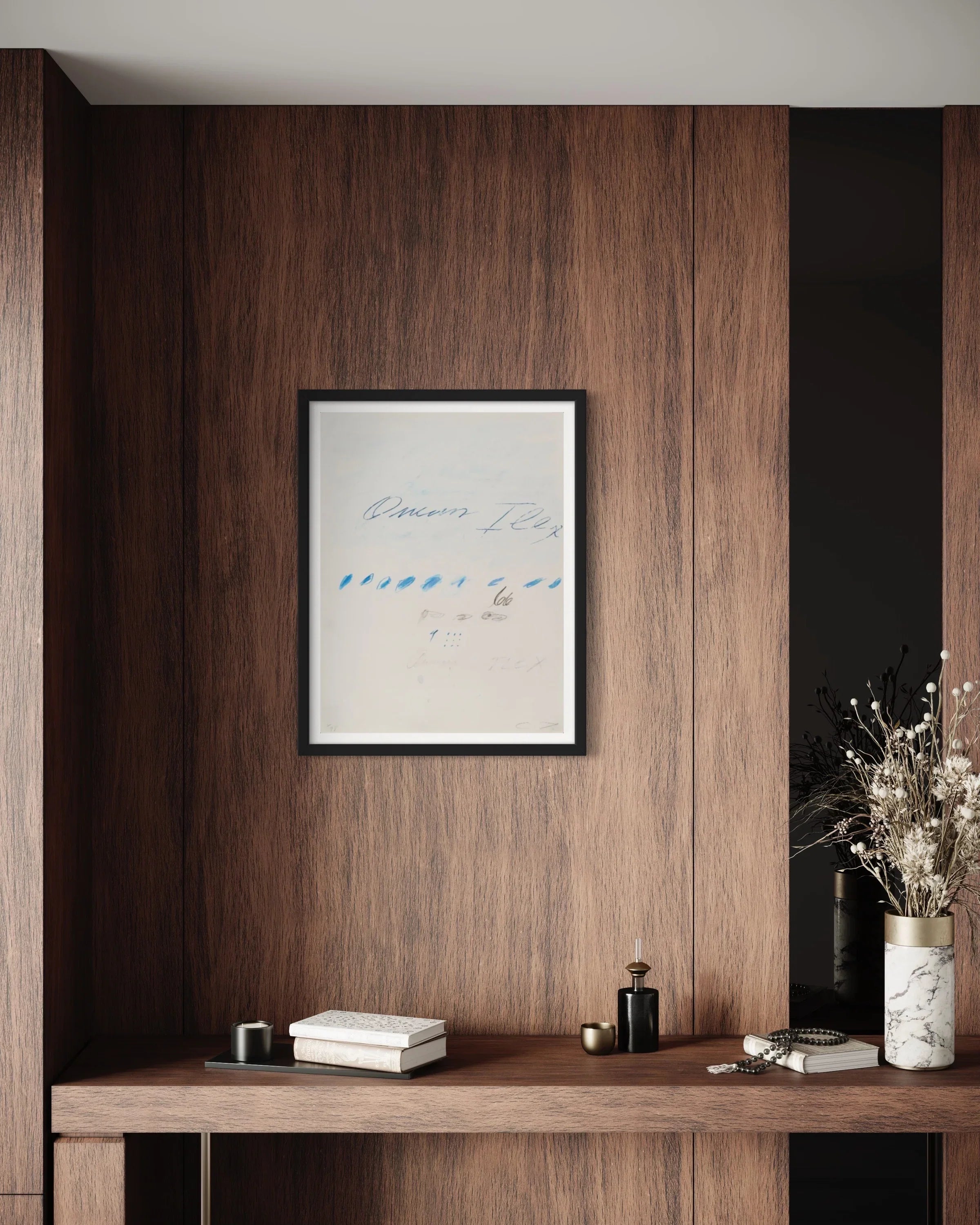 Quercus Ilex, from Natural History Part II: Some Trees of Italy, 1976 by Cy Twombly