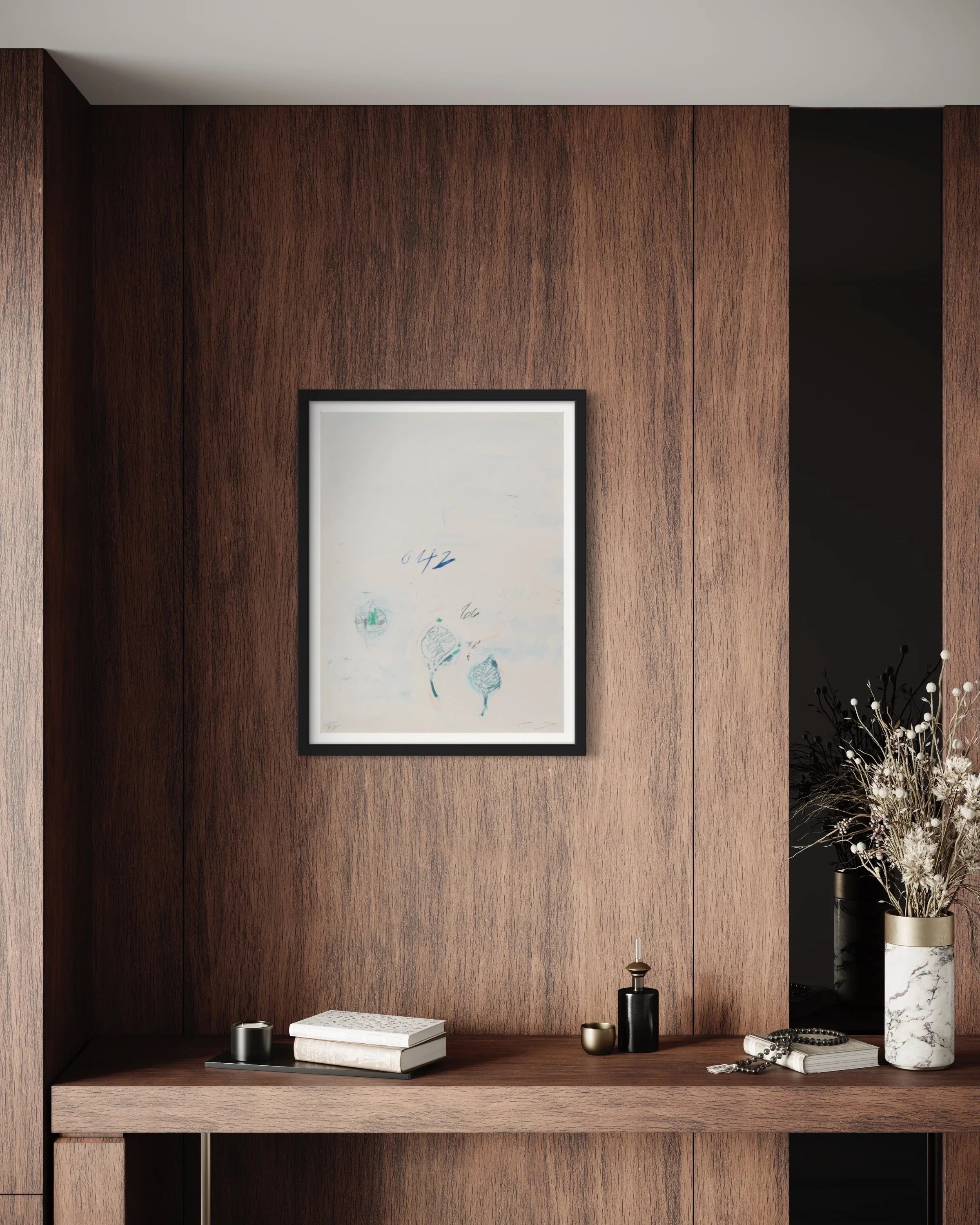 Tilia Cordata, from Natural History Part II: Some Trees of Italy, 1976 by Cy Twombly