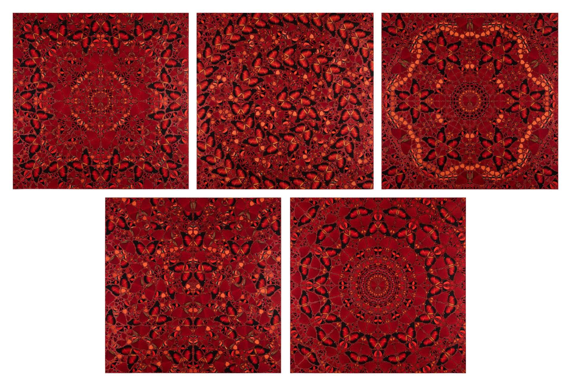 H-10 THE EMPRESSES (Wu Zetian, Nur Jahanj, Theodora, Suiko, and Taytu Betul), 2022 by Damien Hirst