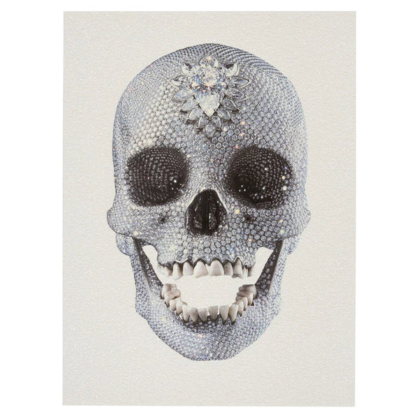For the love of god front (white), 2011 by Damien Hirst
