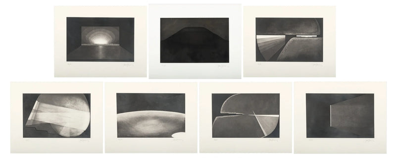 Deep Sky (Complete portfolio of 7), 1984 by James Turrell