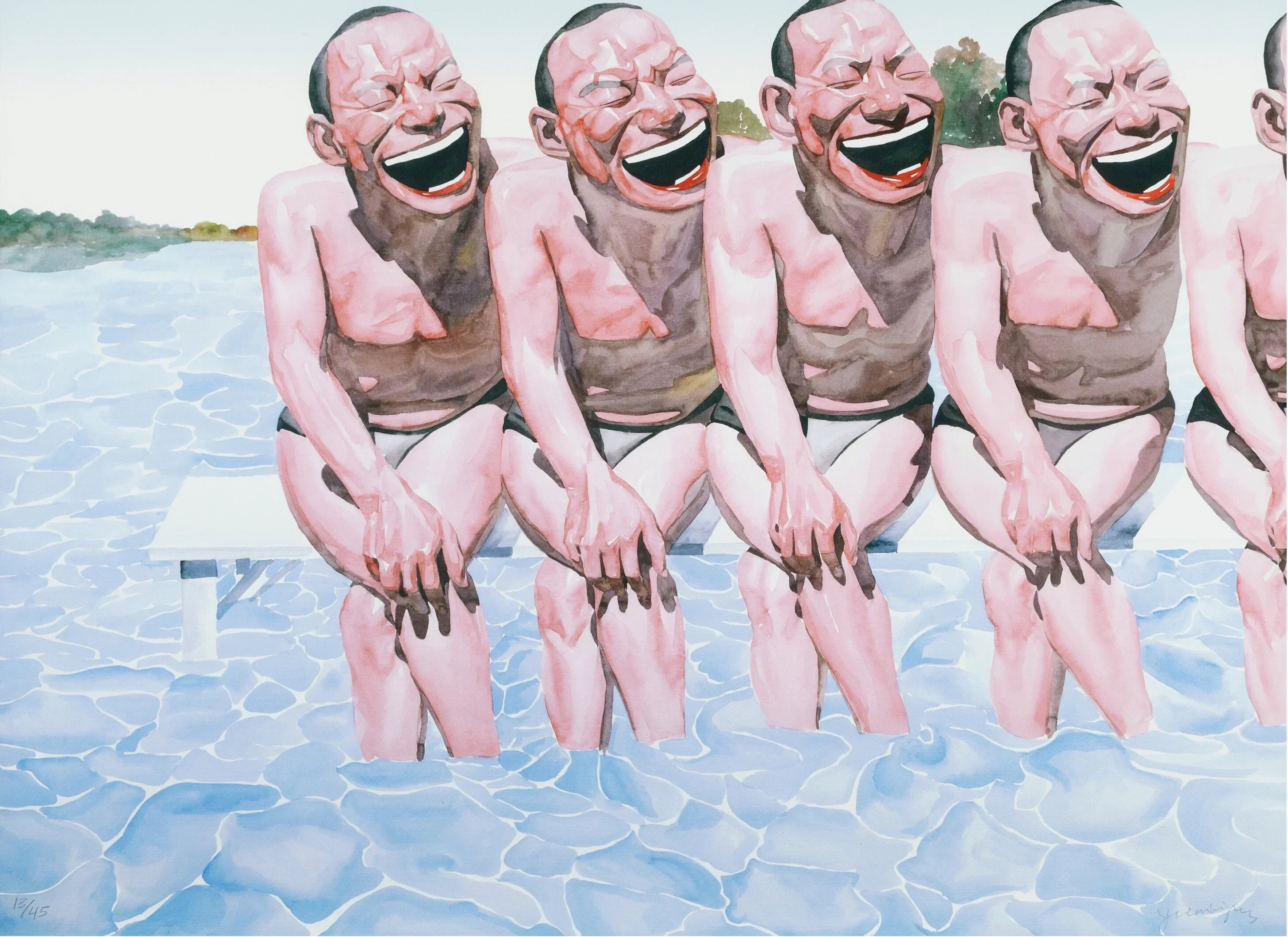 Untitled (Smile-ism No. 7), 2006 by Yue Minjun