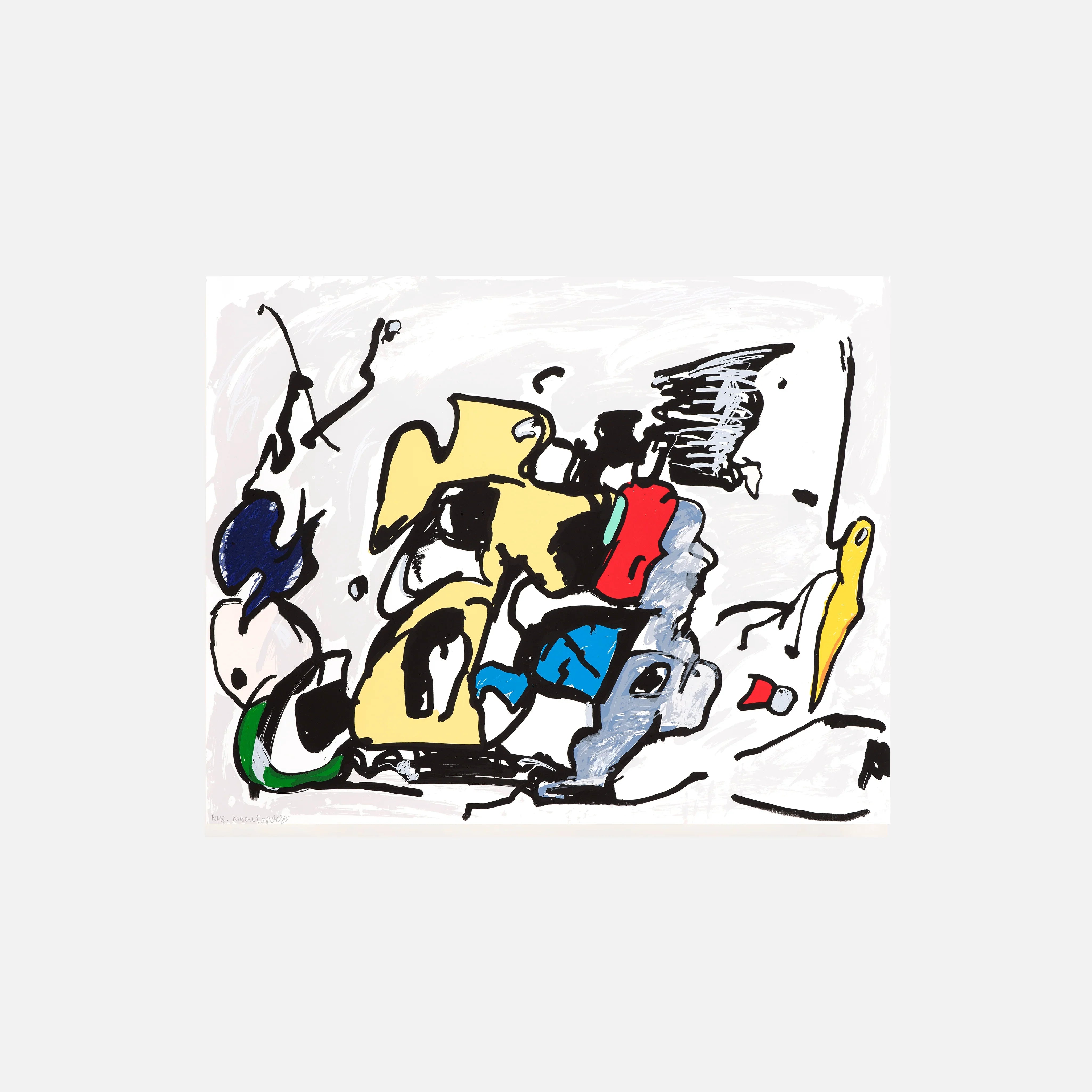 After Bay Area, Early 90s, 2016 by Eddie Martinez