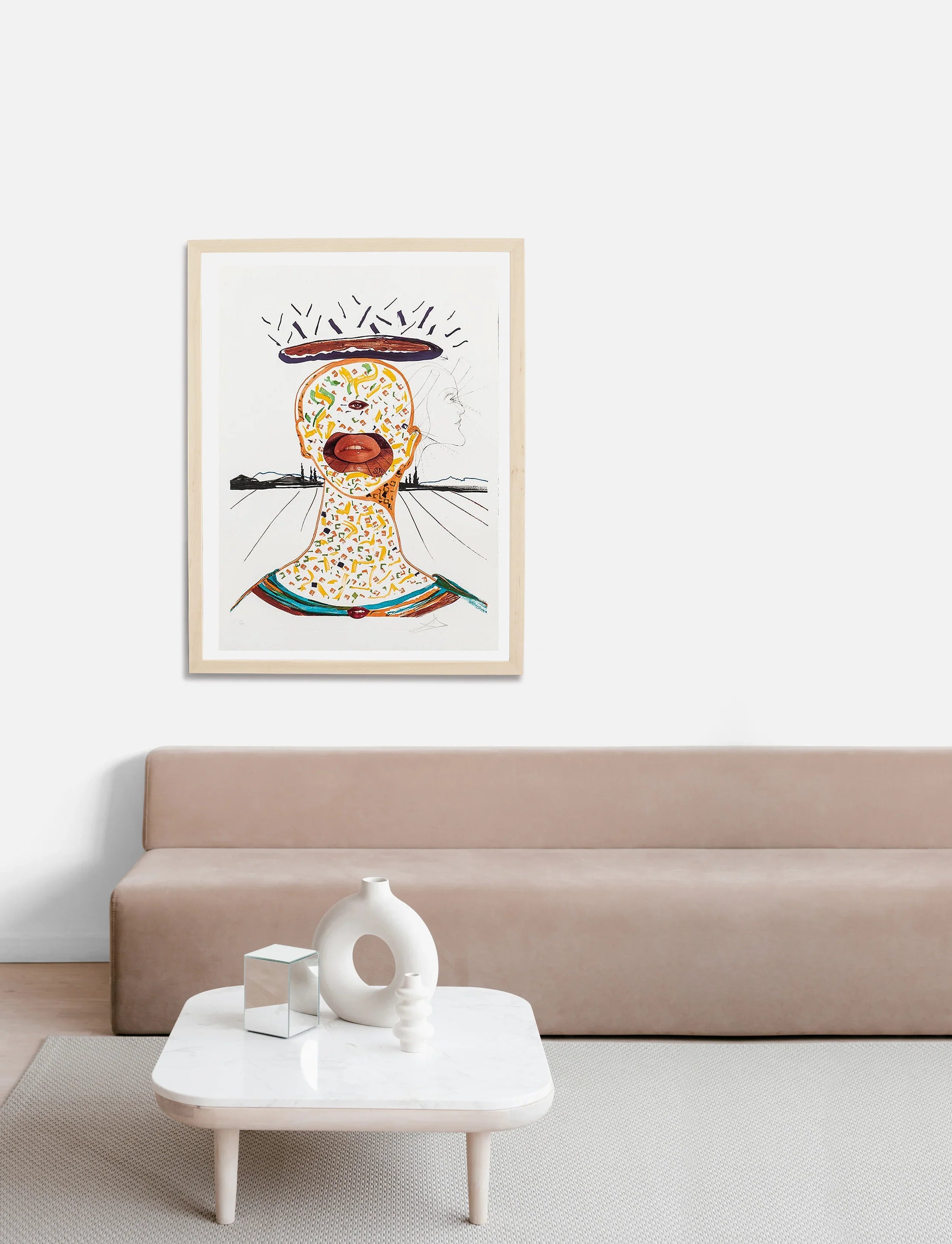 Cyclopean Make-Up (Imagination & Objects of the Future Portfolio), 1975-1976 by Salvador Dali