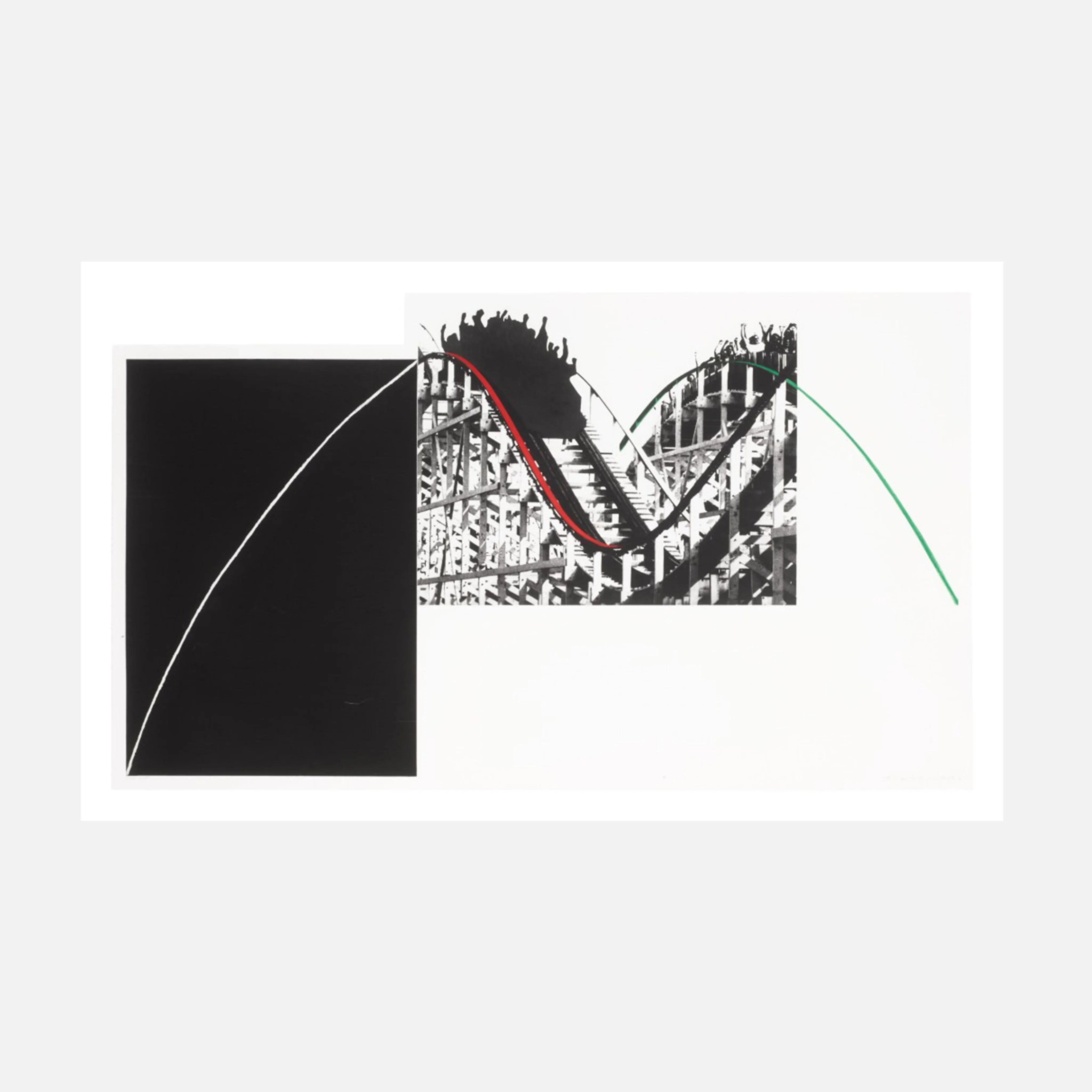 Rollercoaster, 1989 by John Baldessari