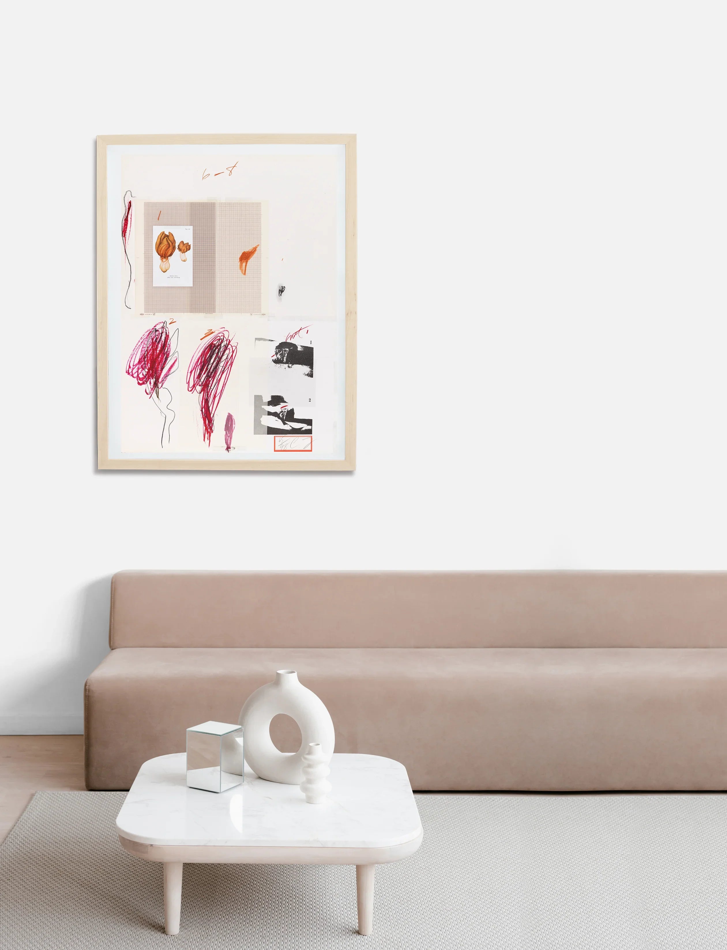 Plate IX, from Natural History Part I: Mushrooms, 1974 by Cy Twombly