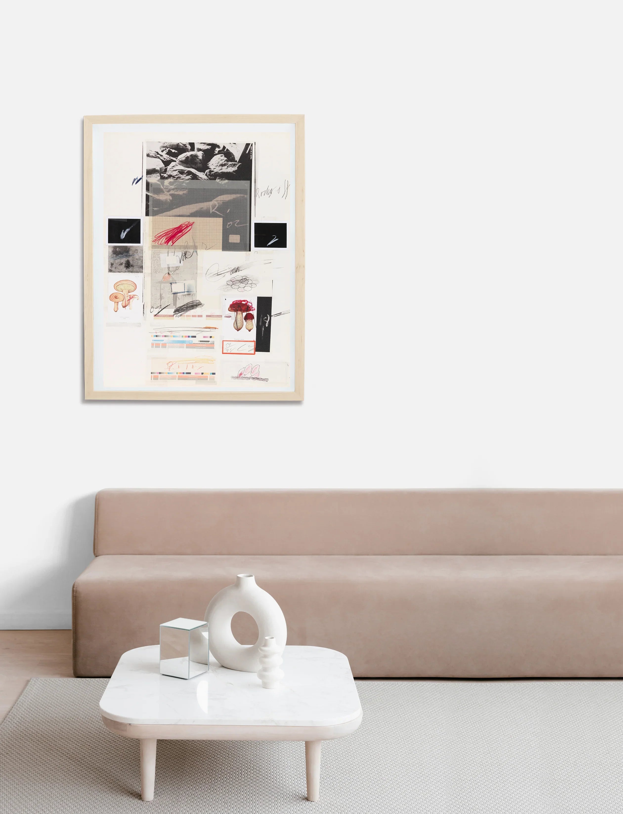 Plate X, from Natural History Part I: Mushrooms, 1974 by Cy Twombly