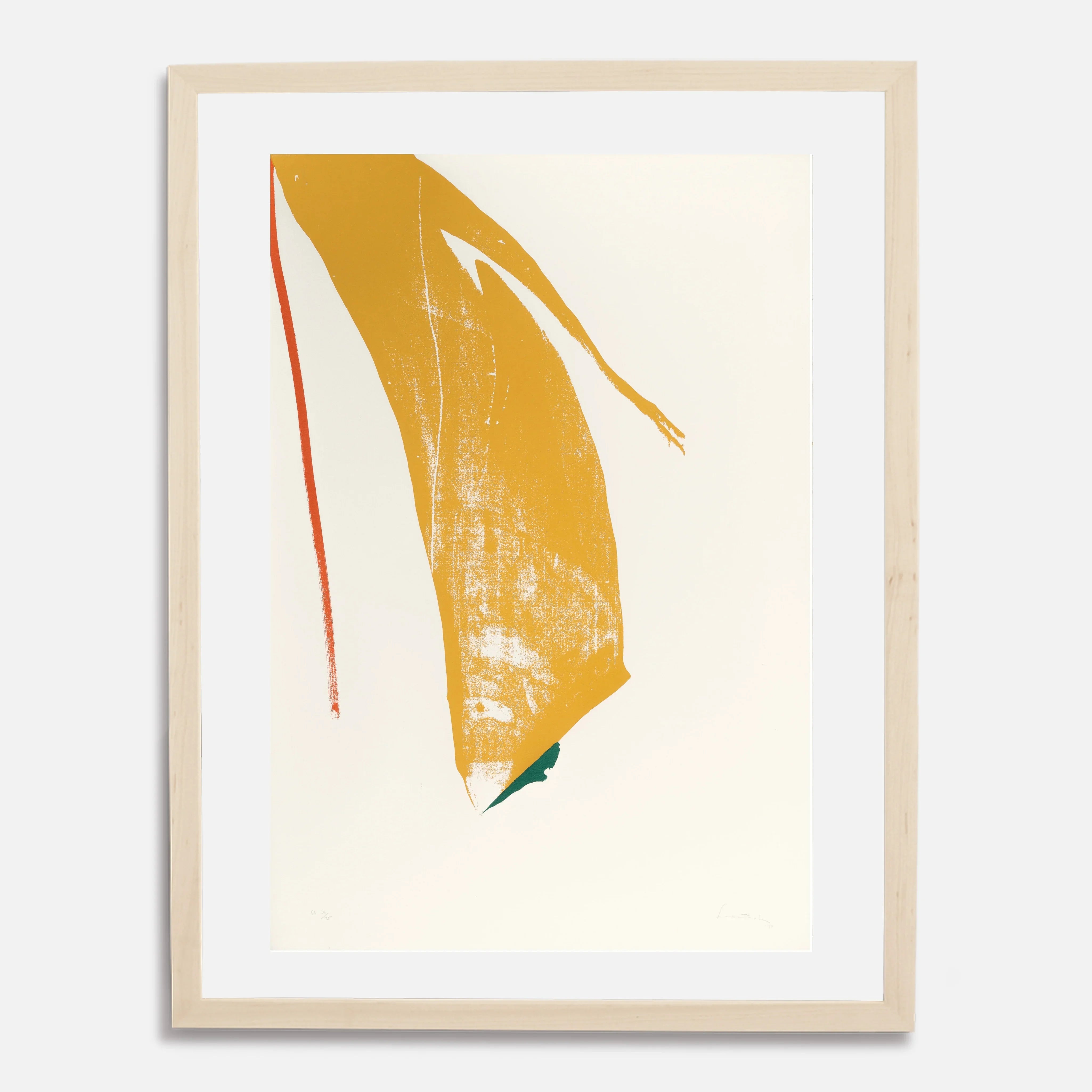 What Red Lines Can Do (Harrison 26), 1970 by Helen Frankenthaler