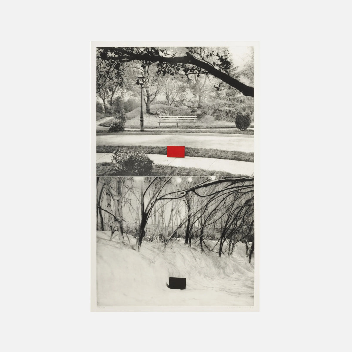 Two Sets (One with Bench) (C.-H. 49), 1989-90 by John Baldessari