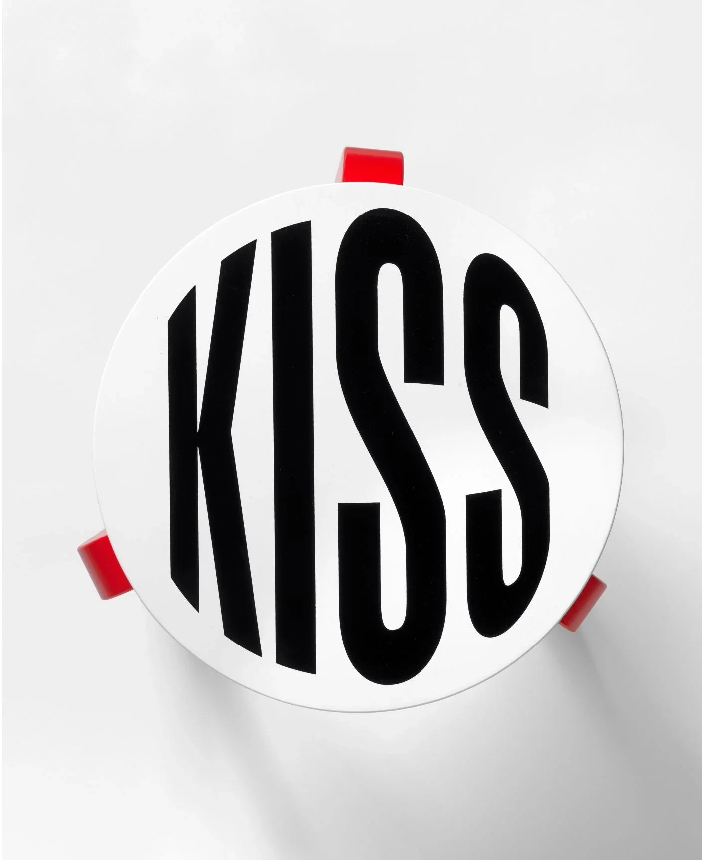 Untitled (Kiss), 2019 by Barbara Kruger