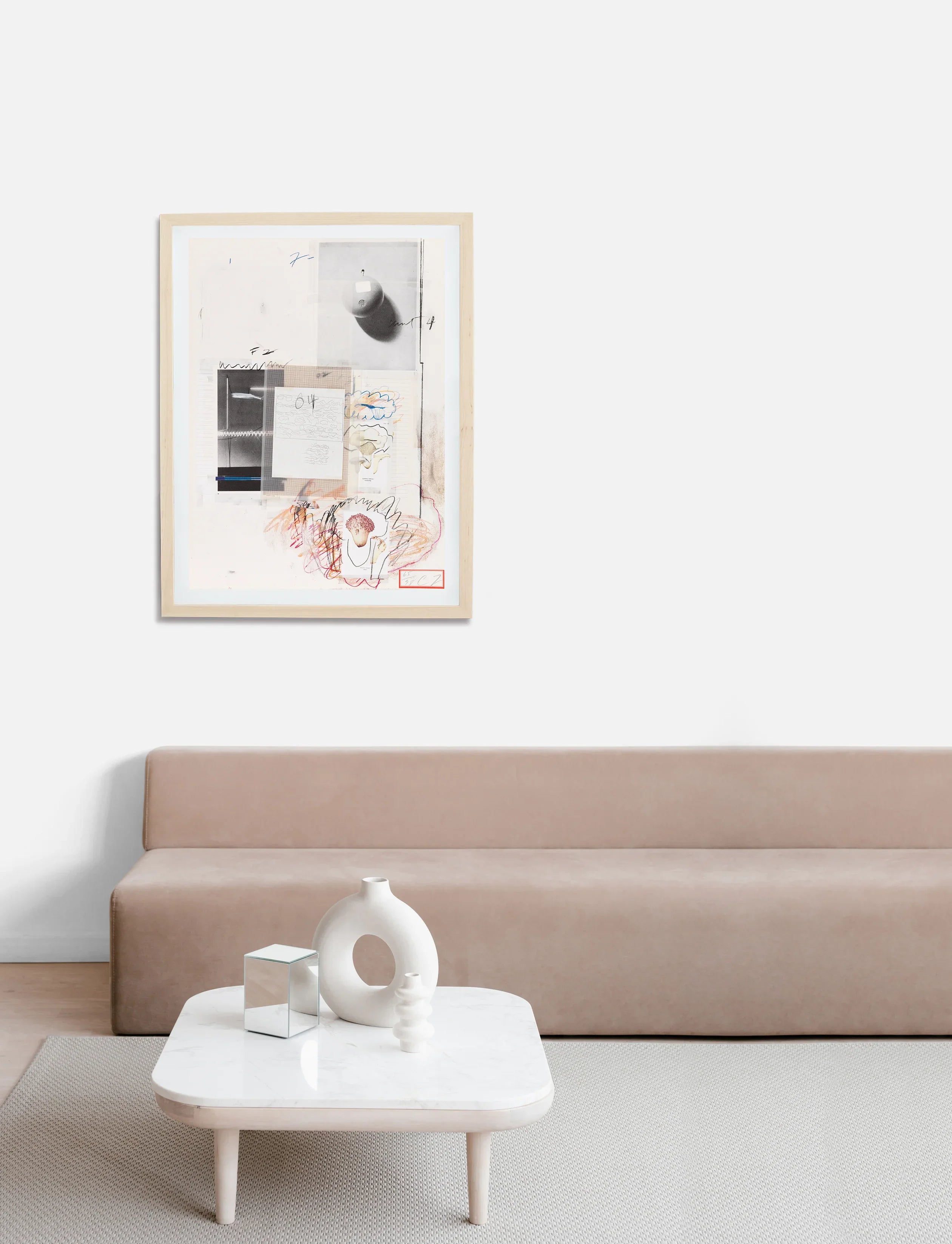 Plate VIII, from Natural History Part I: Mushrooms, 1974 by Cy Twombly