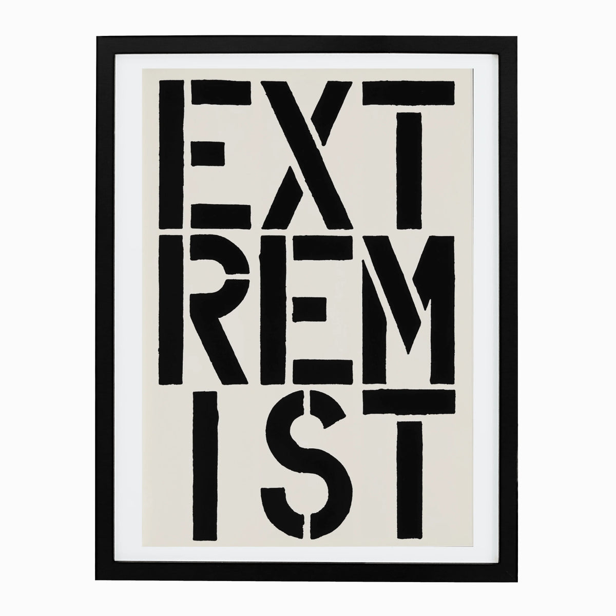 Extremist (page from Black Book), 1989 by Christopher Wool
