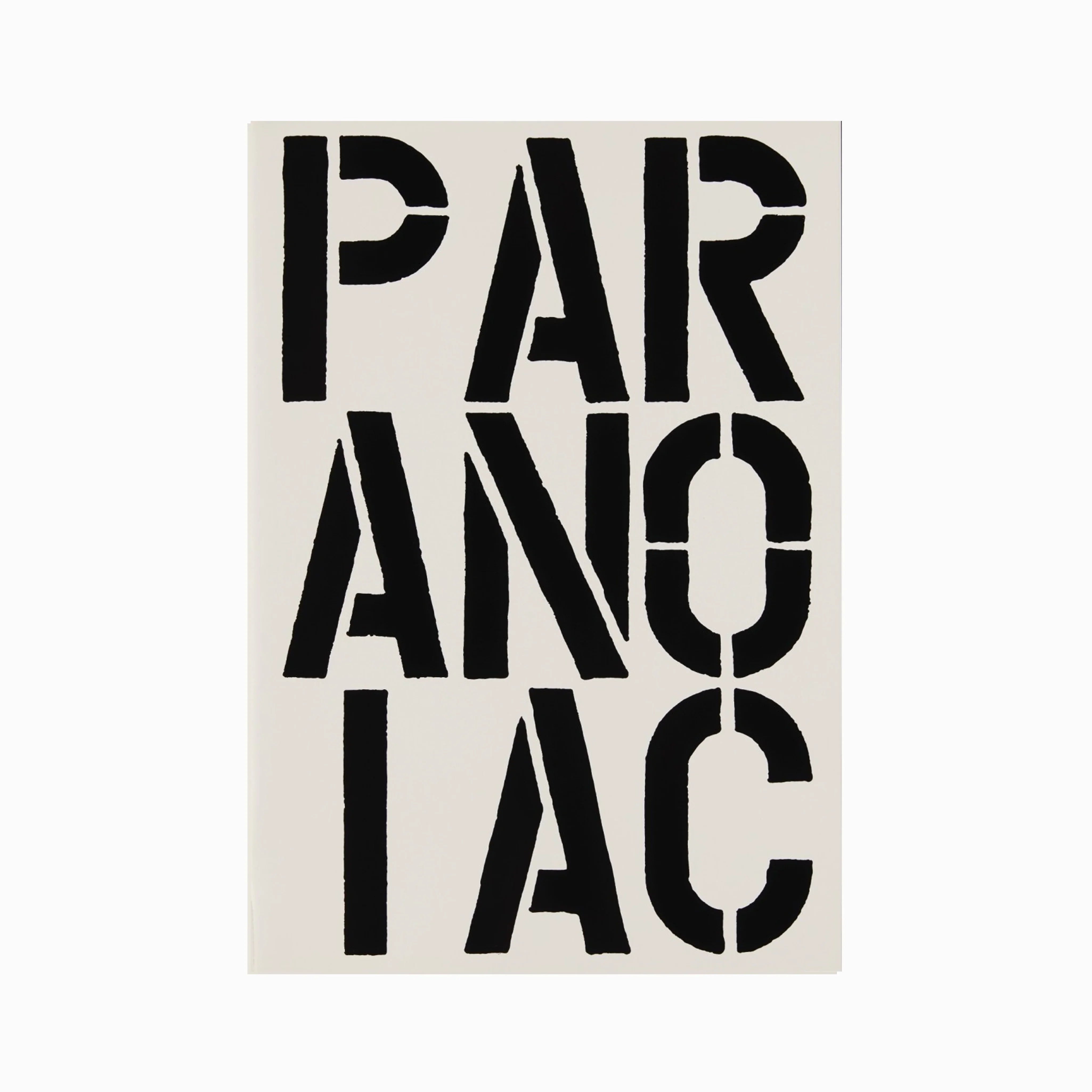 Paranoiac (page from Black Book), 1989 by Christopher Wool