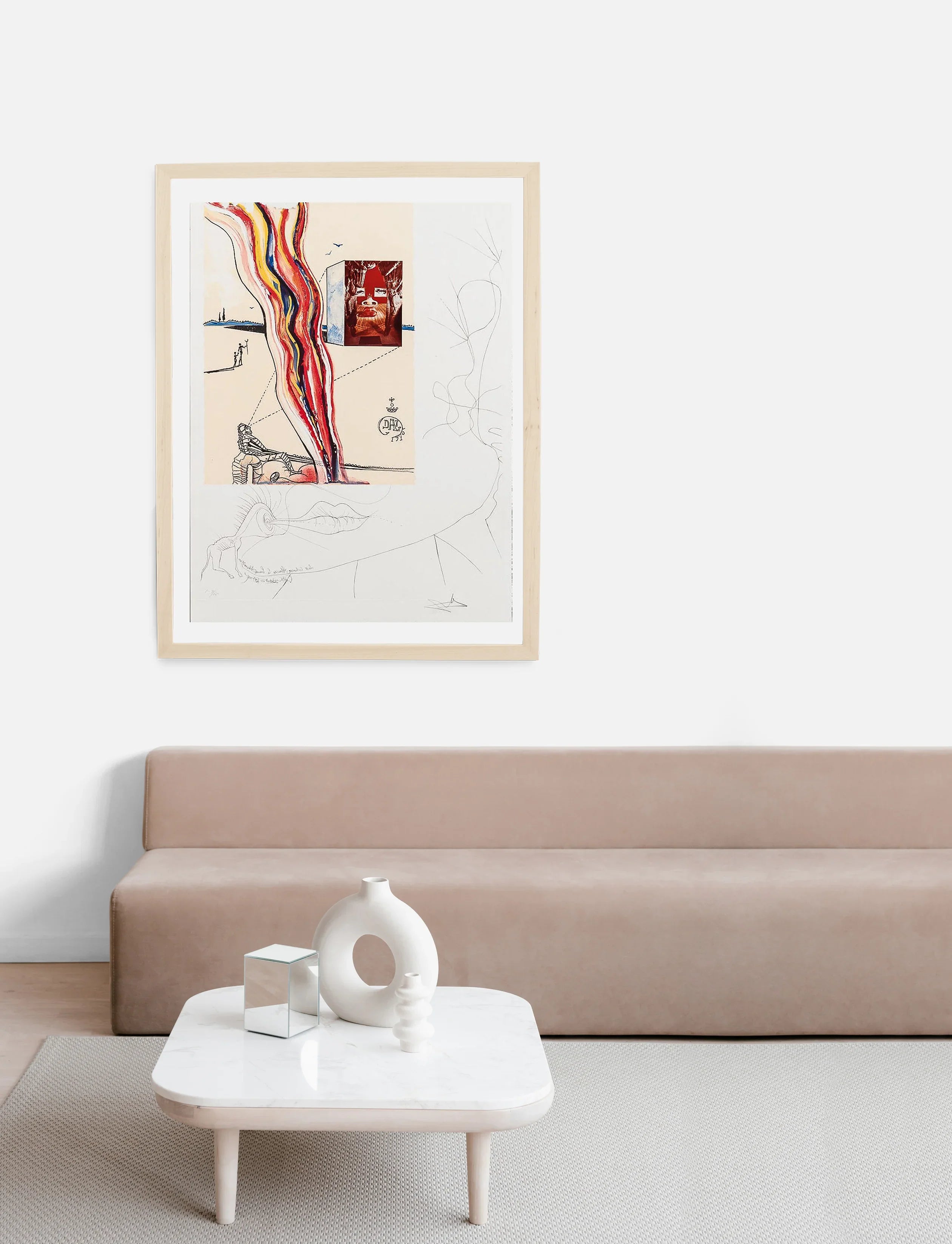 Liquid & Gaseous Television (Imagination & Objects of the Future Portfolio), 1975-1976 by Salvador Dali