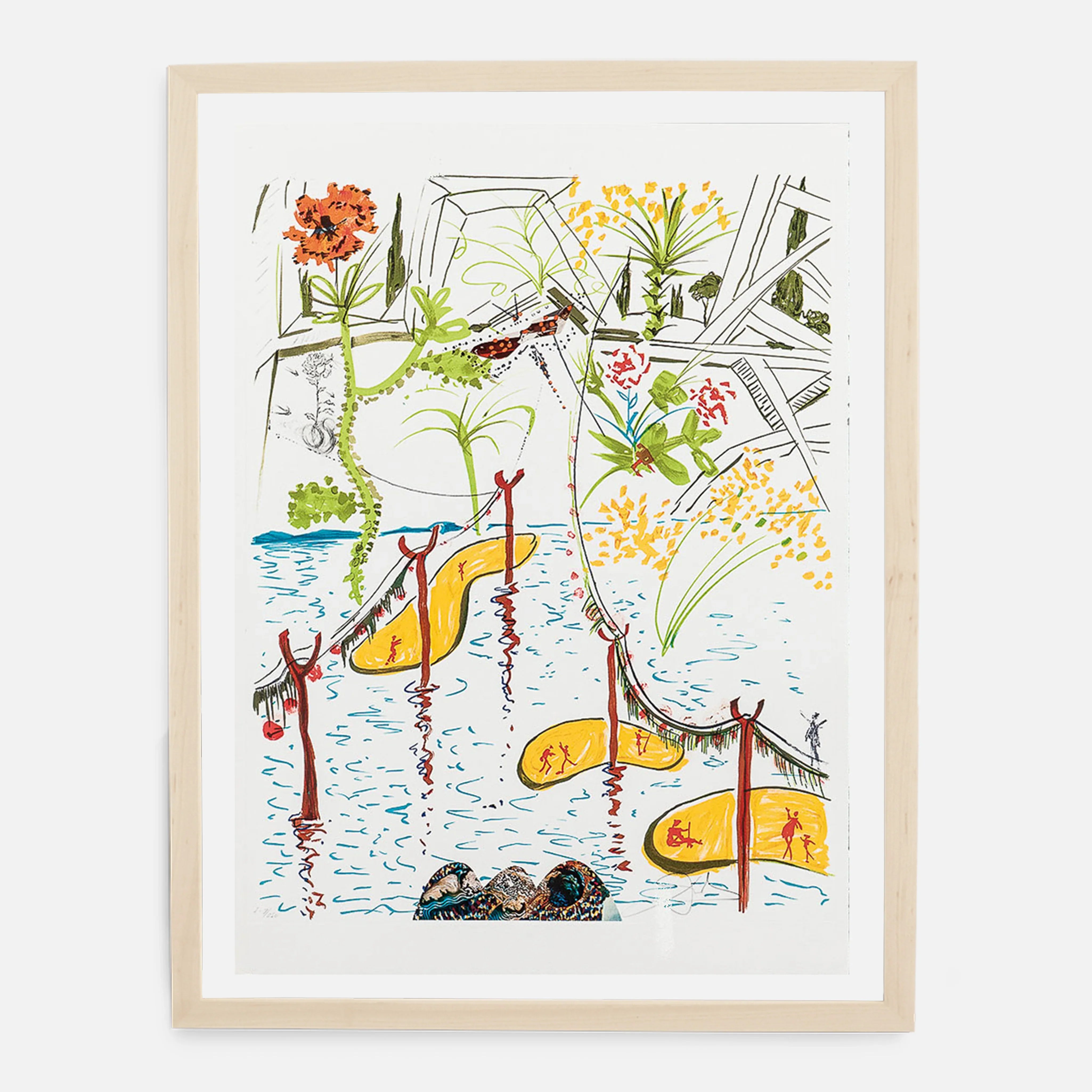 Biological Garden (Imagination & Objects of the Future Portfolio), 1975-1976 by Salvador Dali