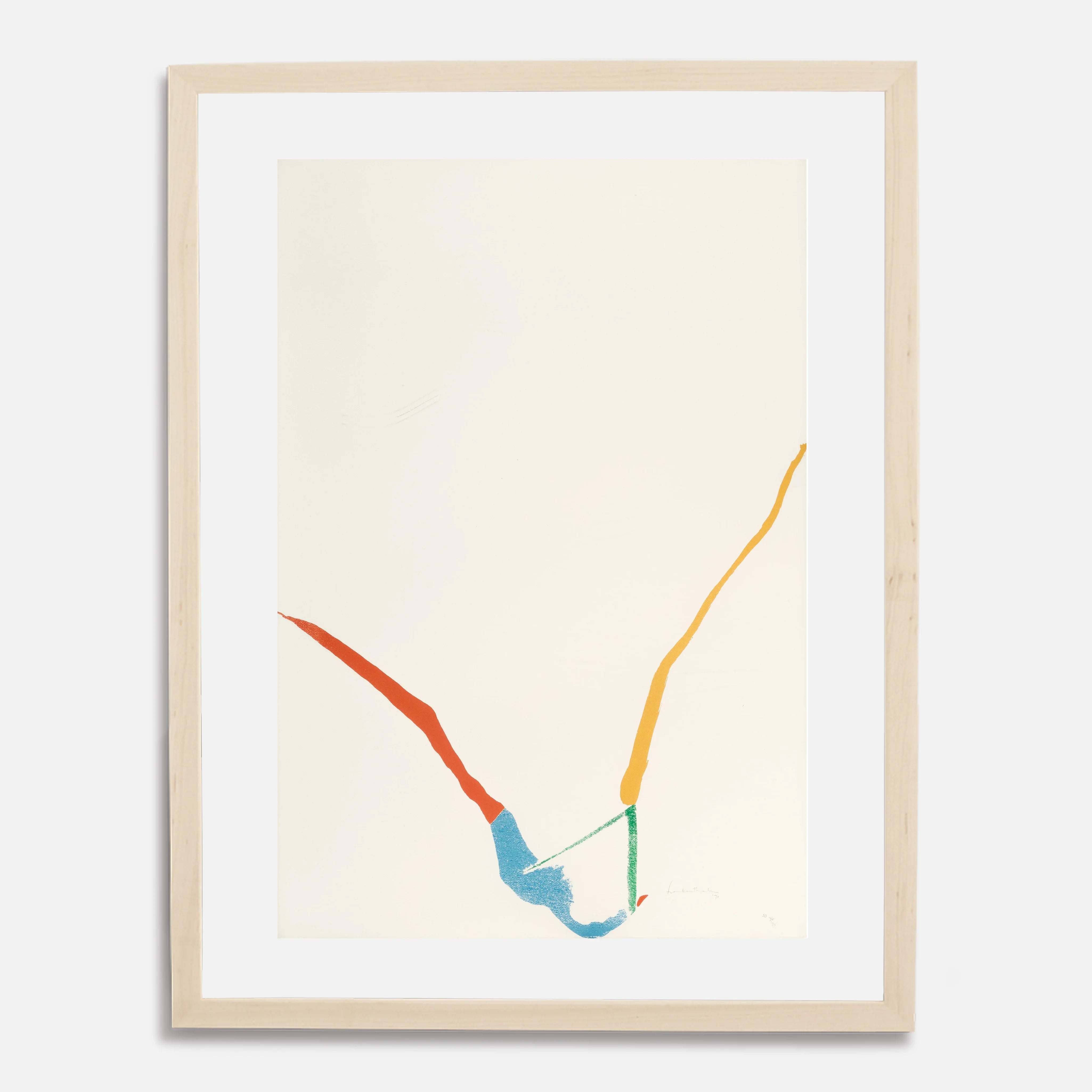 What Red Lines Can Do (Harrison 22), 1970 by Helen Frankenthaler