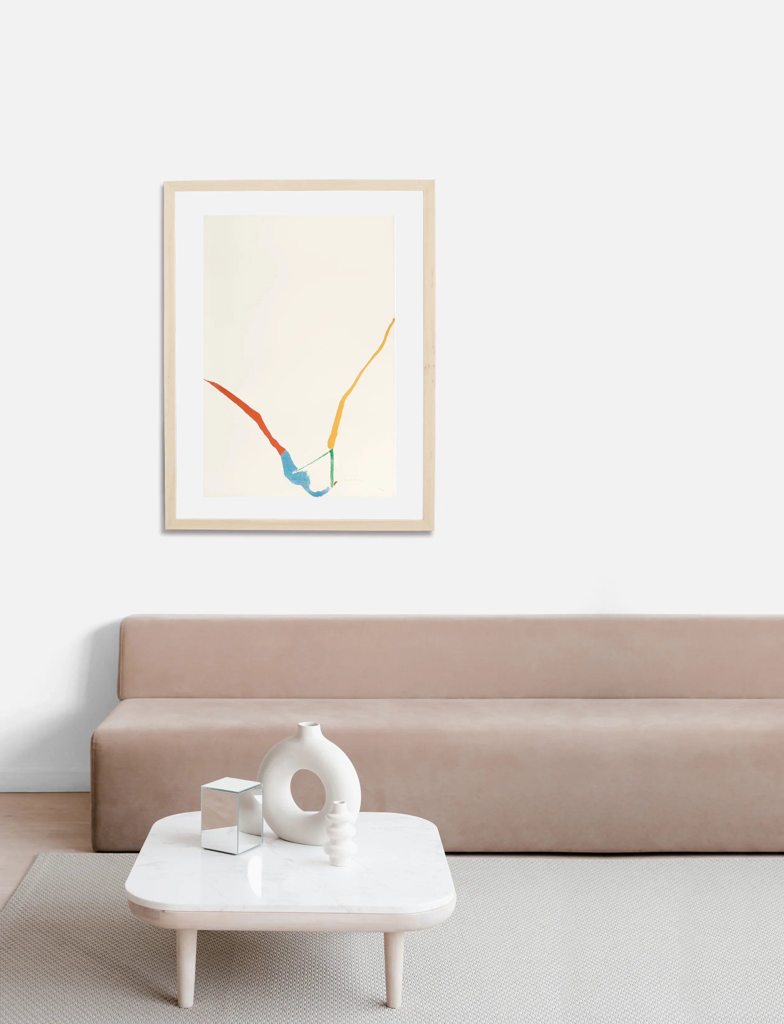 What Red Lines Can Do (Harrison 22), 1970 by Helen Frankenthaler