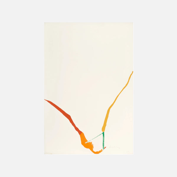 What Red Lines Can Do (Harrison 23), 1970 by Helen Frankenthaler