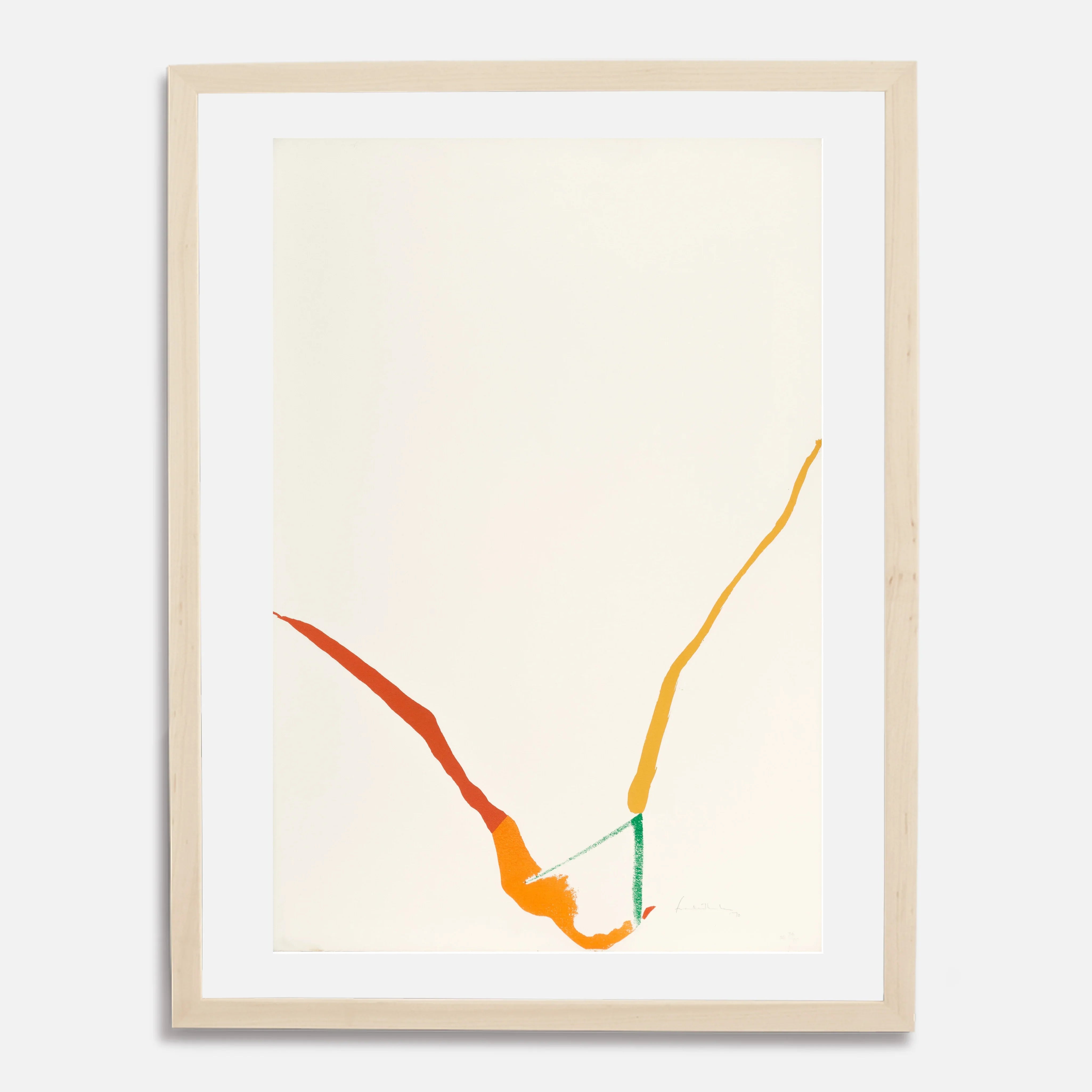 What Red Lines Can Do (Harrison 23), 1970 by Helen Frankenthaler