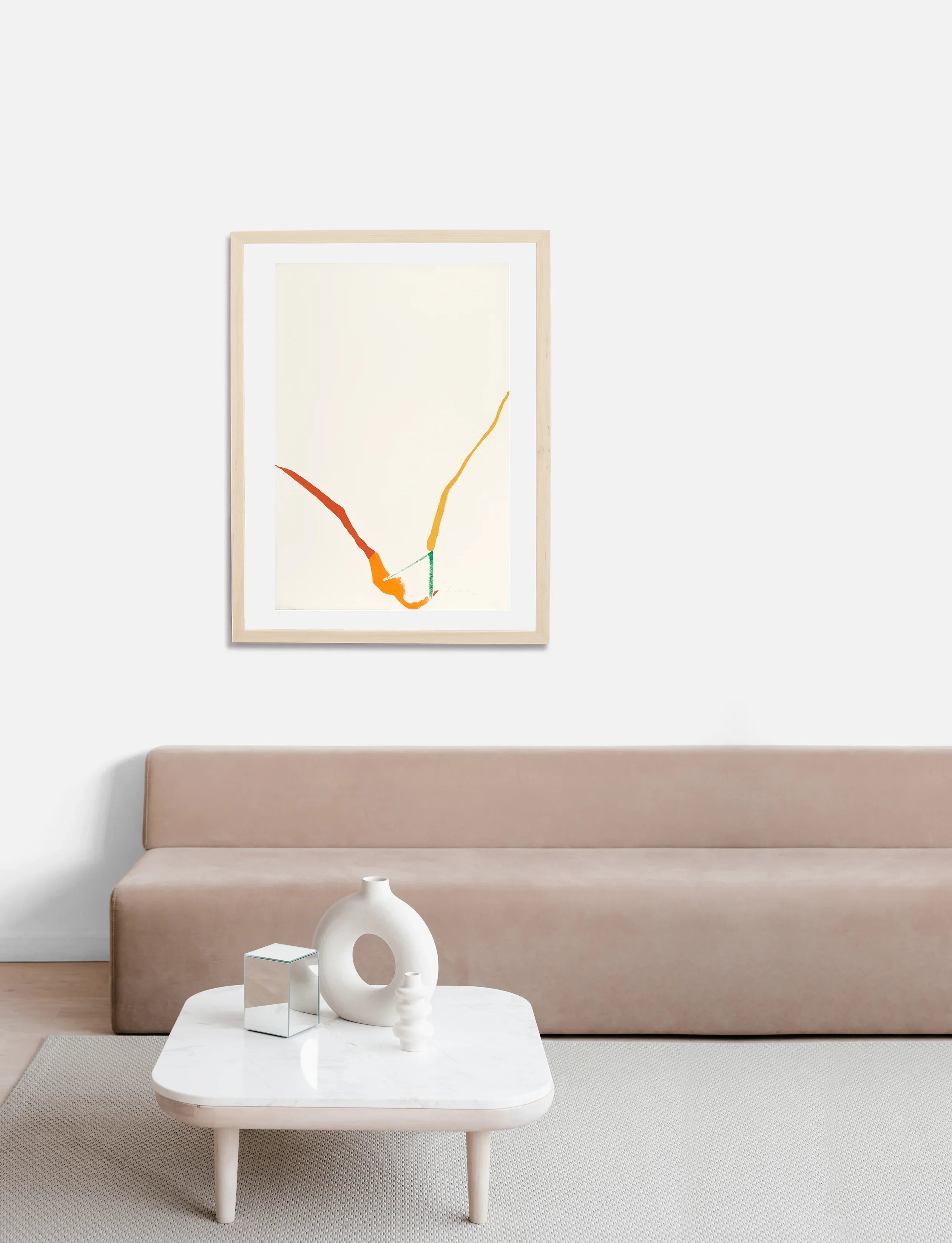 What Red Lines Can Do (Harrison 23), 1970 by Helen Frankenthaler