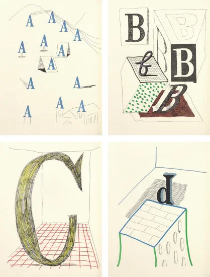 Hockney’s Alphabet, 1991 by David Hockney by David Hockney