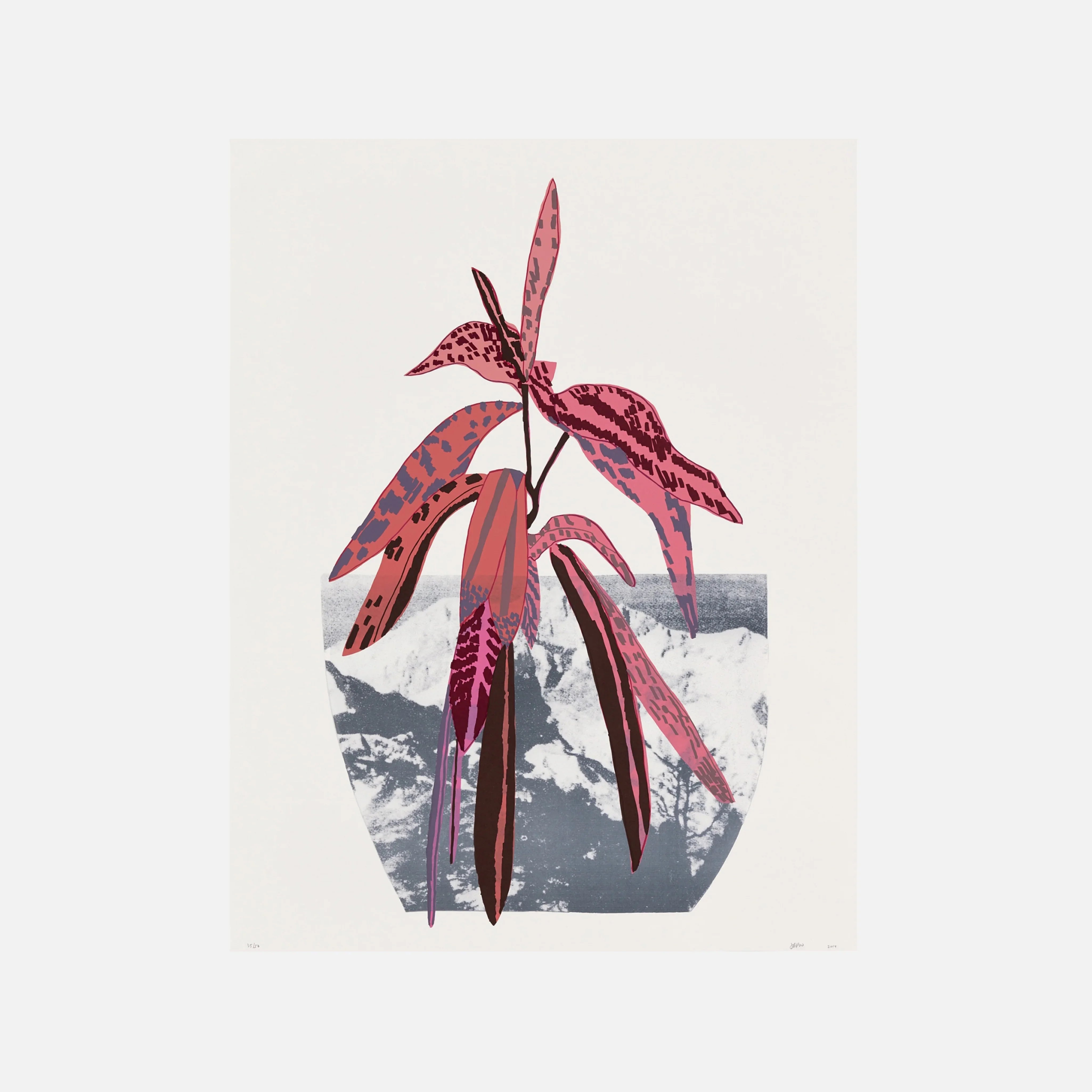 Untitled (Red), 2014 by Jonas Wood