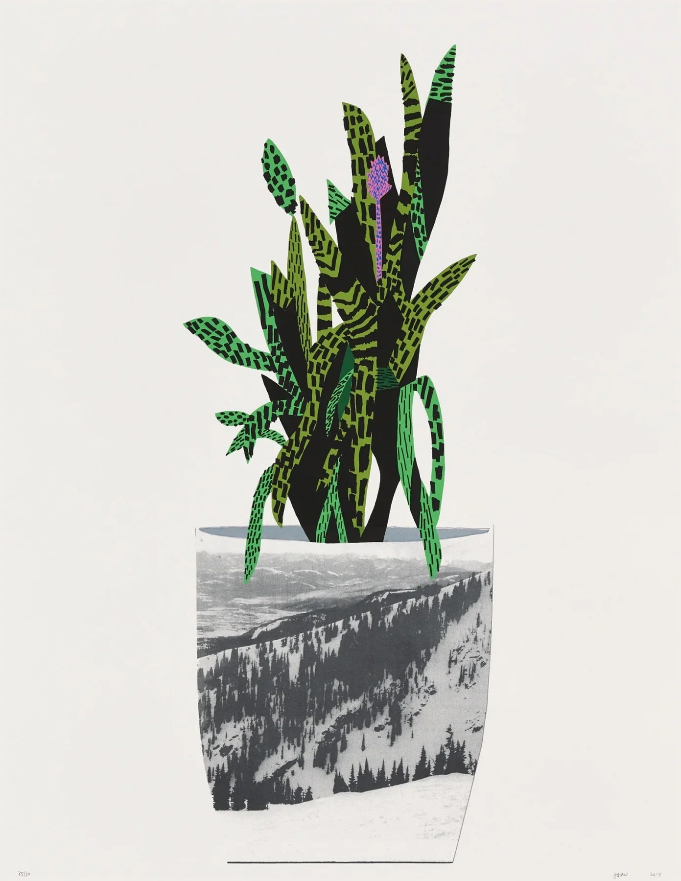 Untitled (Green), 2014 by Jonas Wood