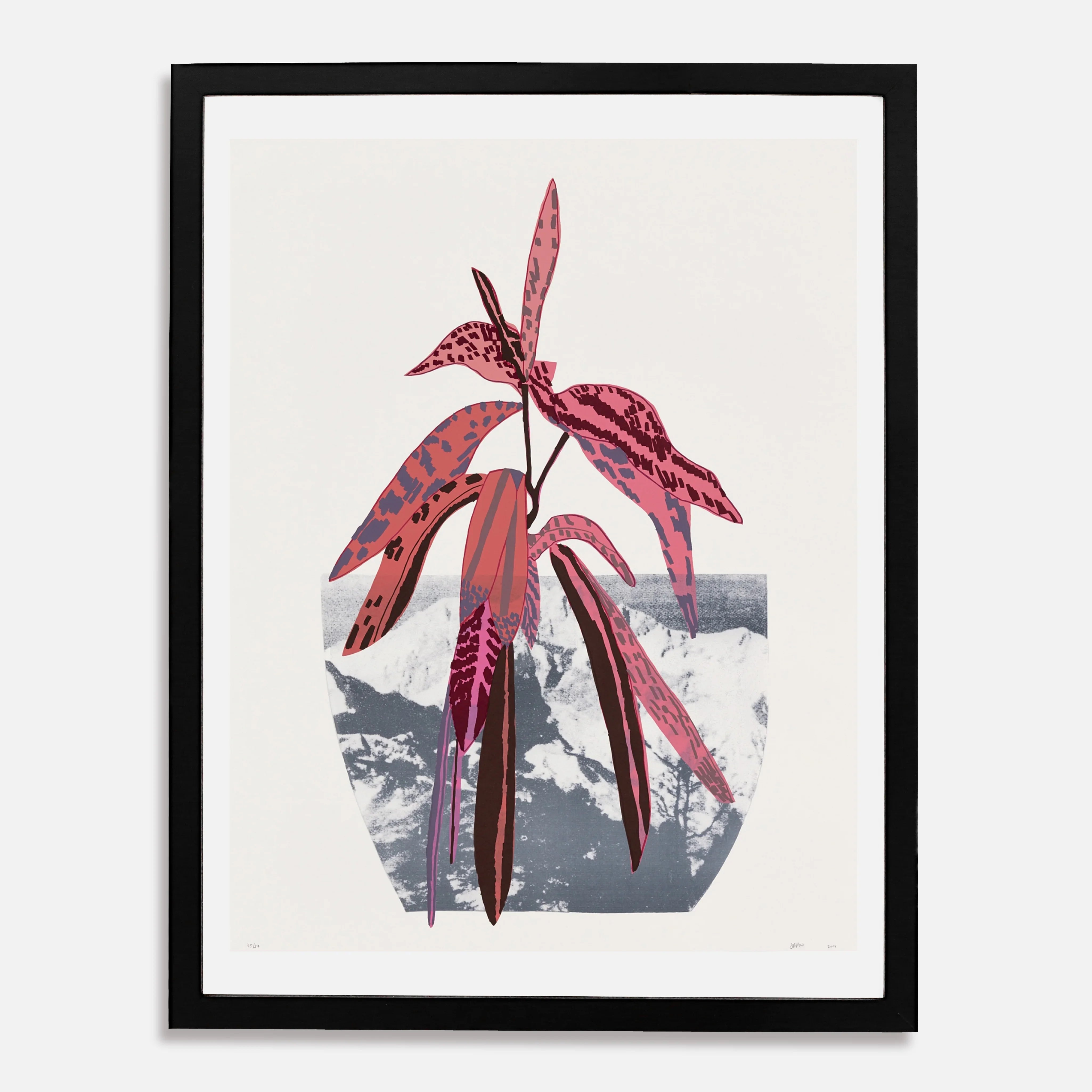 Untitled (Red), 2014 by Jonas Wood