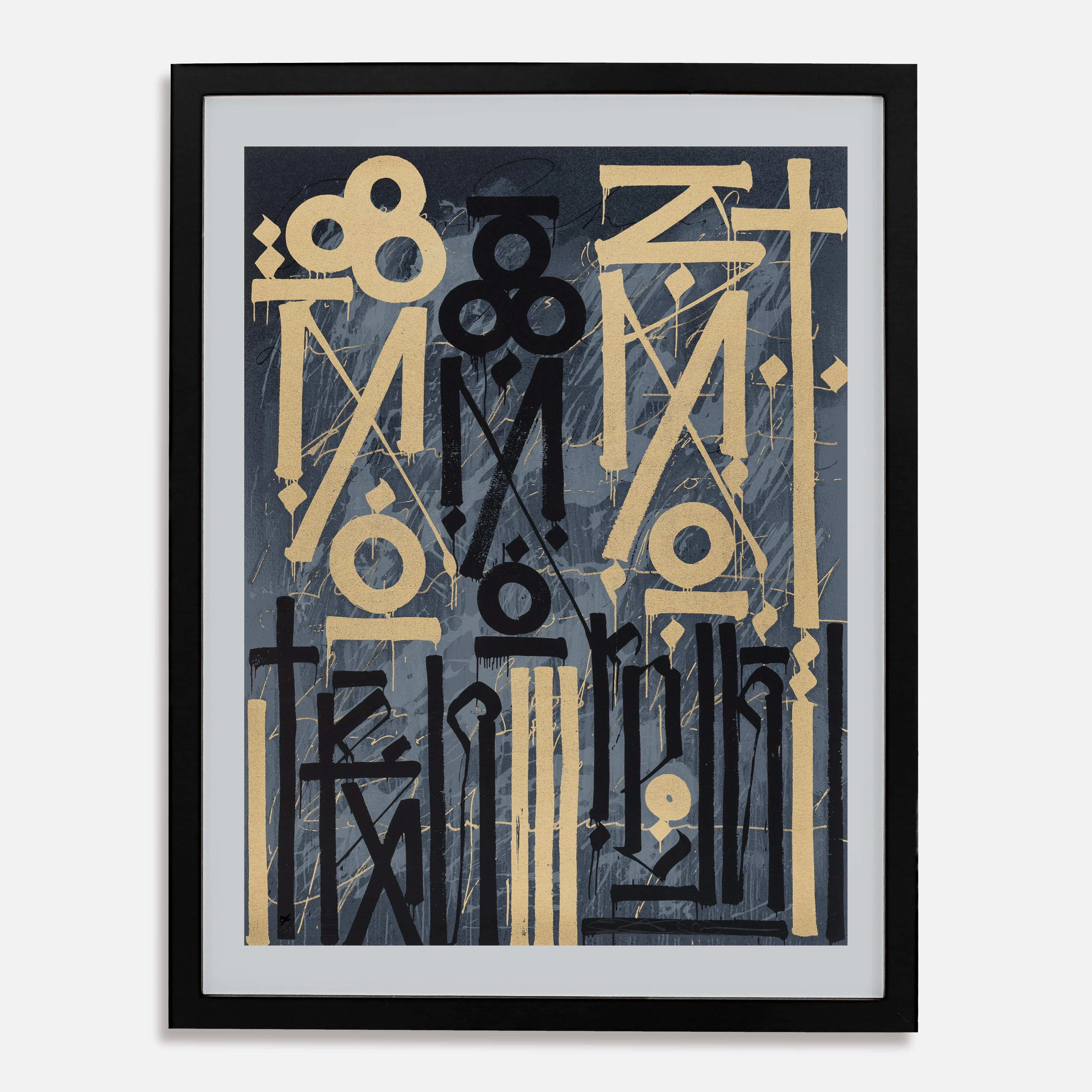 Eastern Realm (Gold), 2014 by RETNA