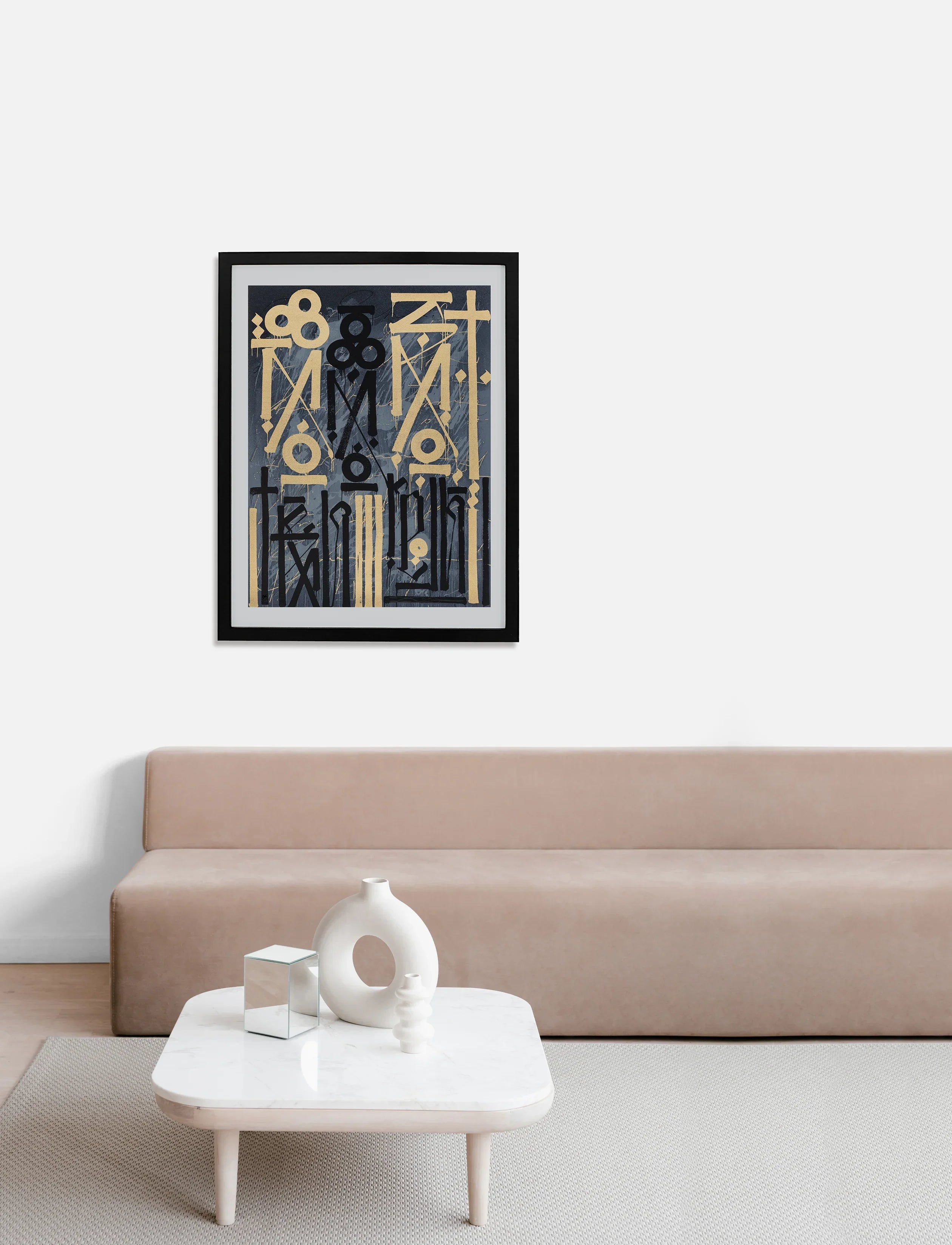 Eastern Realm (Gold), 2014 by RETNA