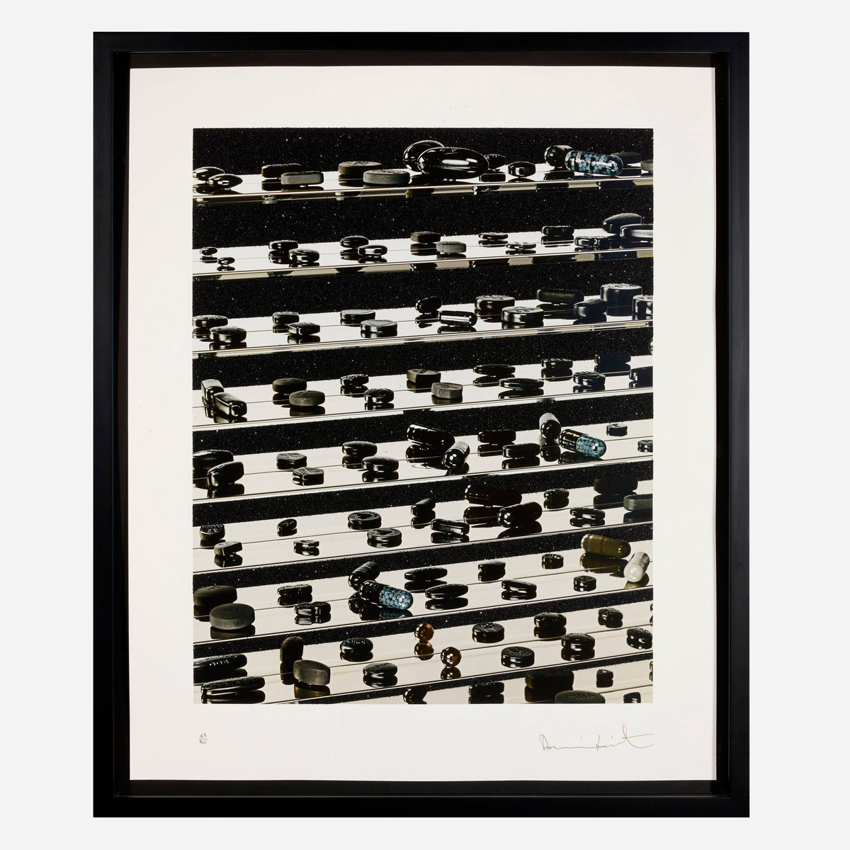 Dead Black Brilliant Utopia, 2013 by Damien Hirst
