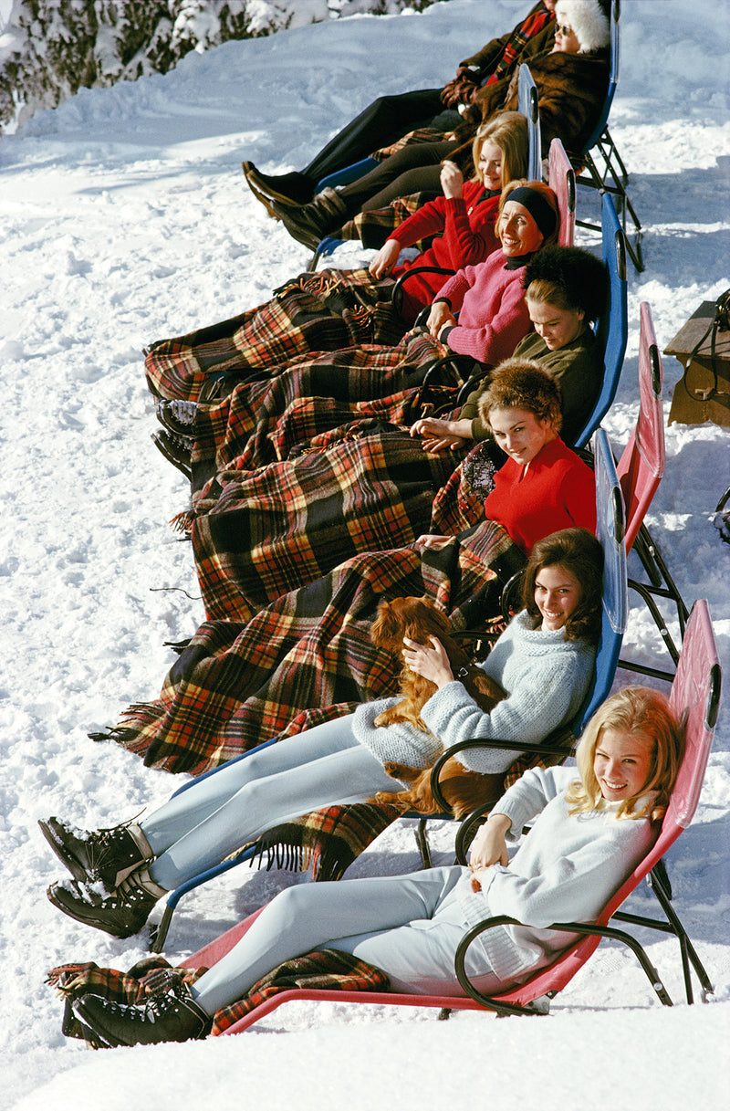 Apres Ski (Gstaad), 1963 by Slim Aarons