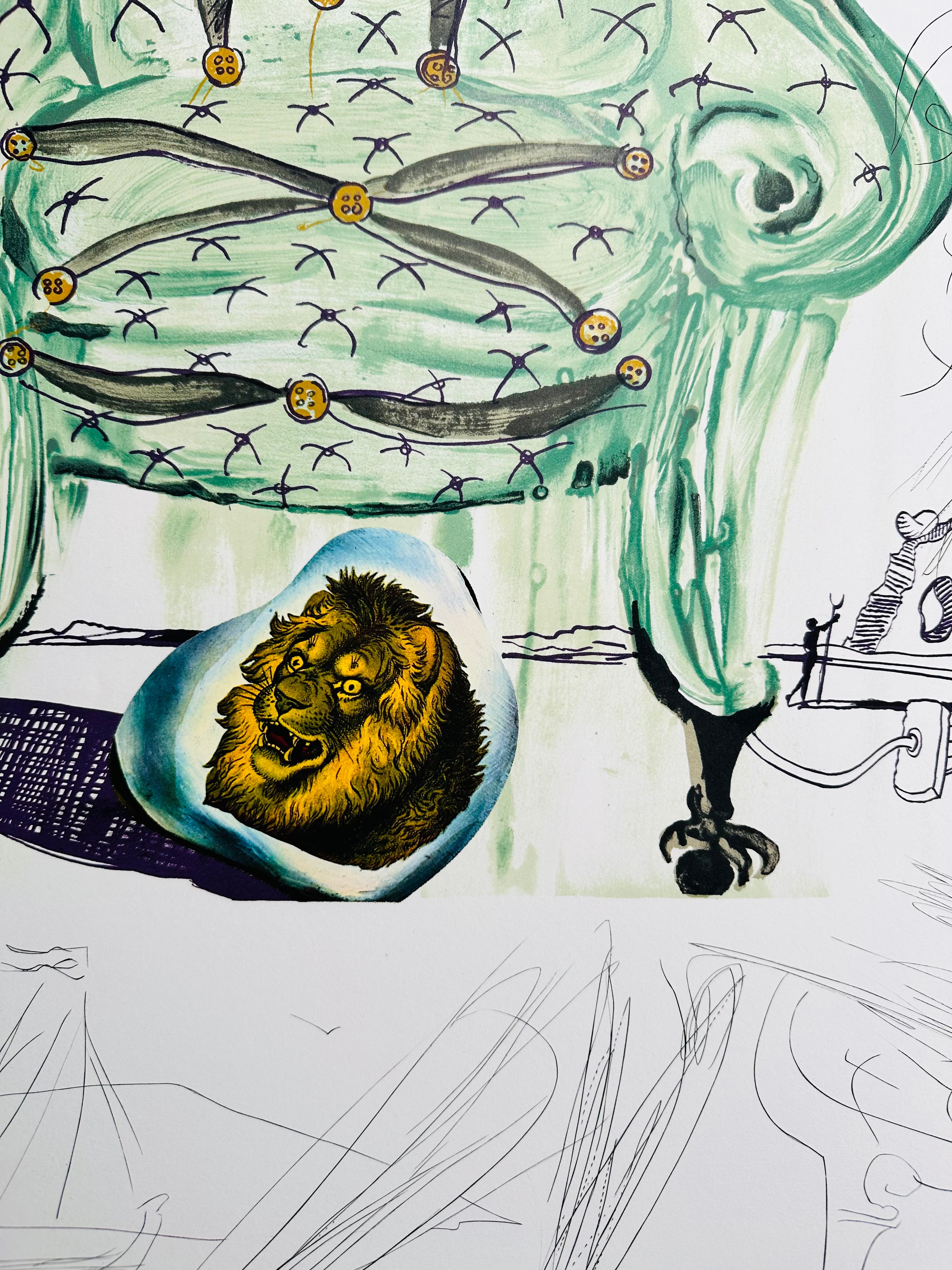 Breathing Pneumatic Armchair (Imagination & Objects of the Future Portfolio), 1975-1976 by  Salvador Dali