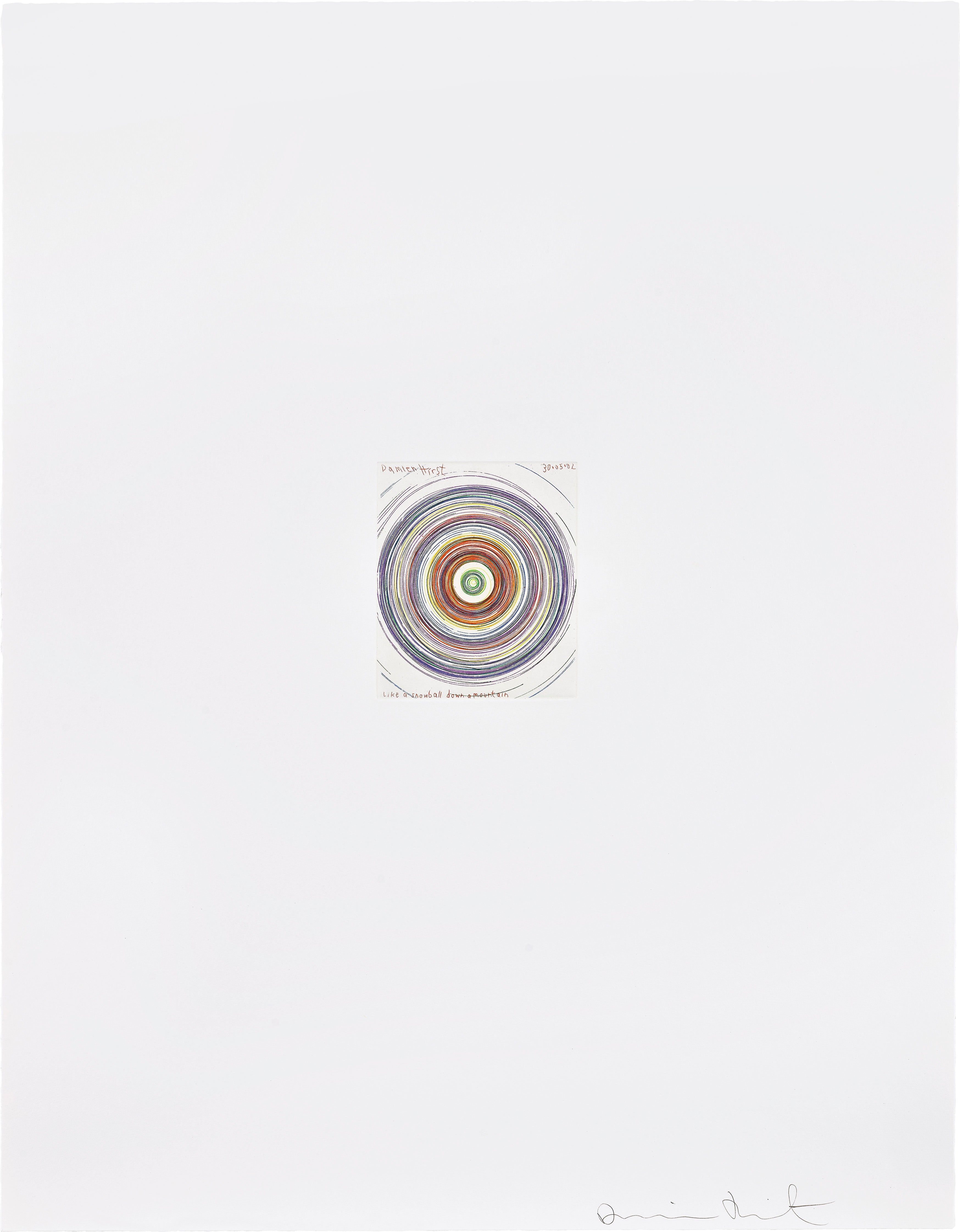 Like a snowball down a mountain, 2002 by Damien Hirst