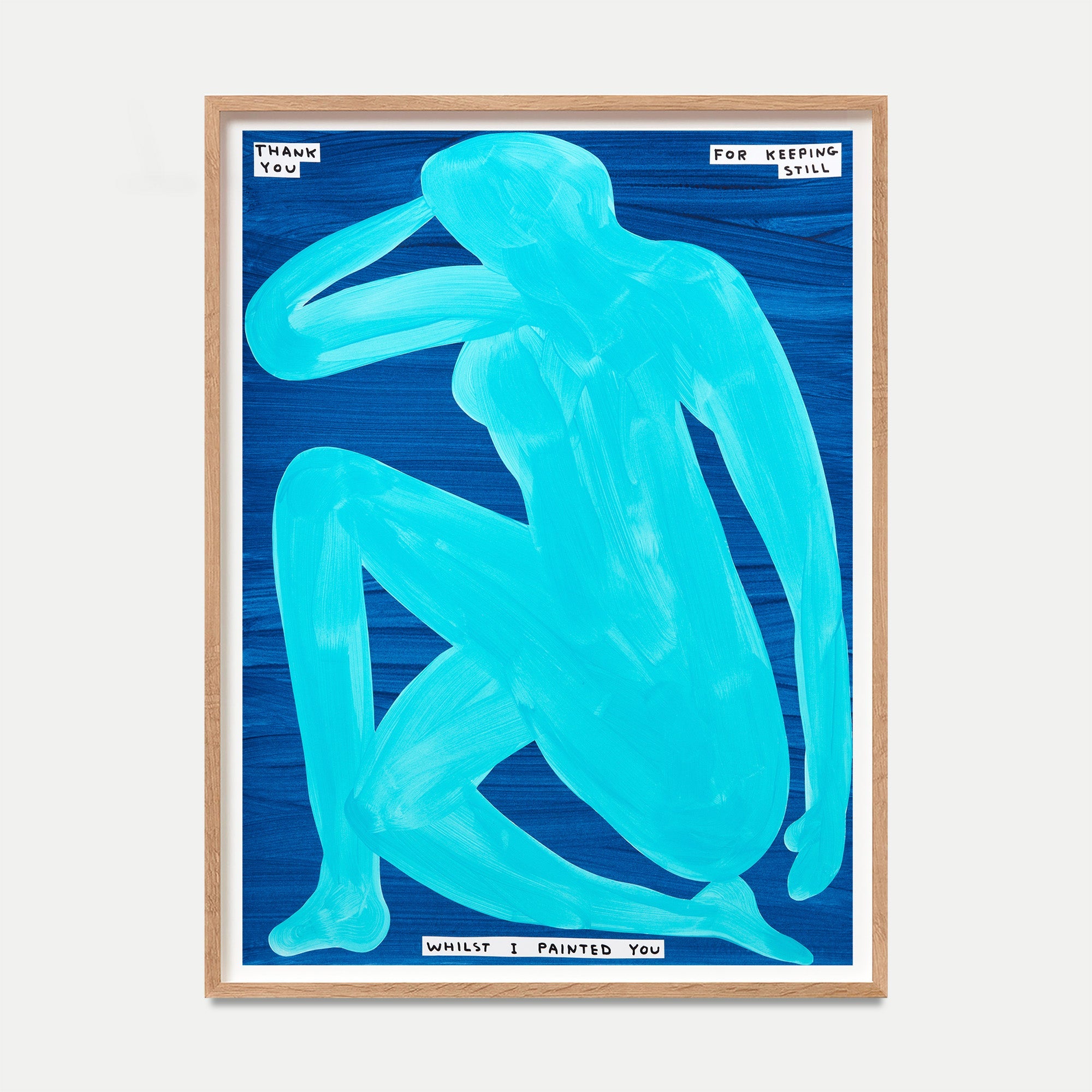 Thank you for keeping still, 2023 by  David Shrigley