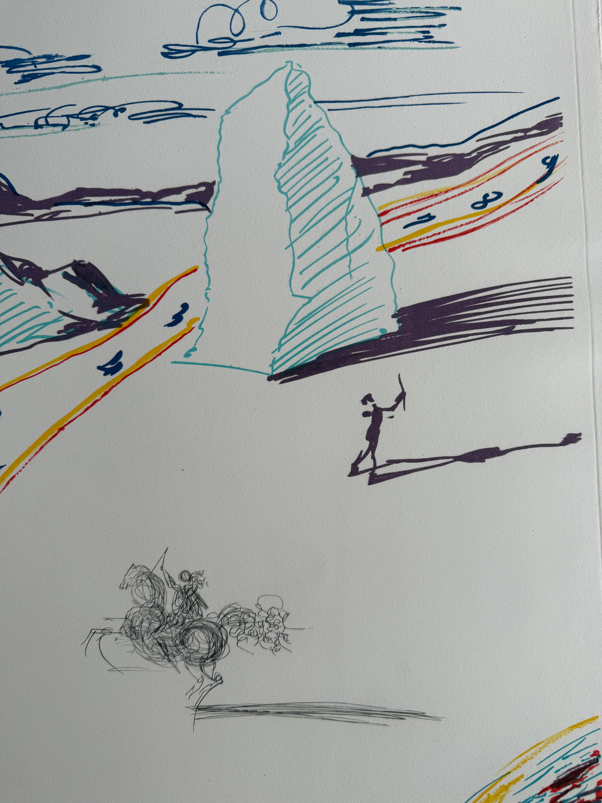 Melting Space-Time, 1975-1976 by Salvador Dali