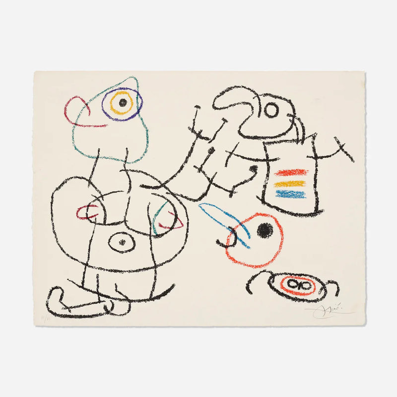 Untitled, Plate 3 (from Ubu aux Baléares), 1971 by  Joan Miro